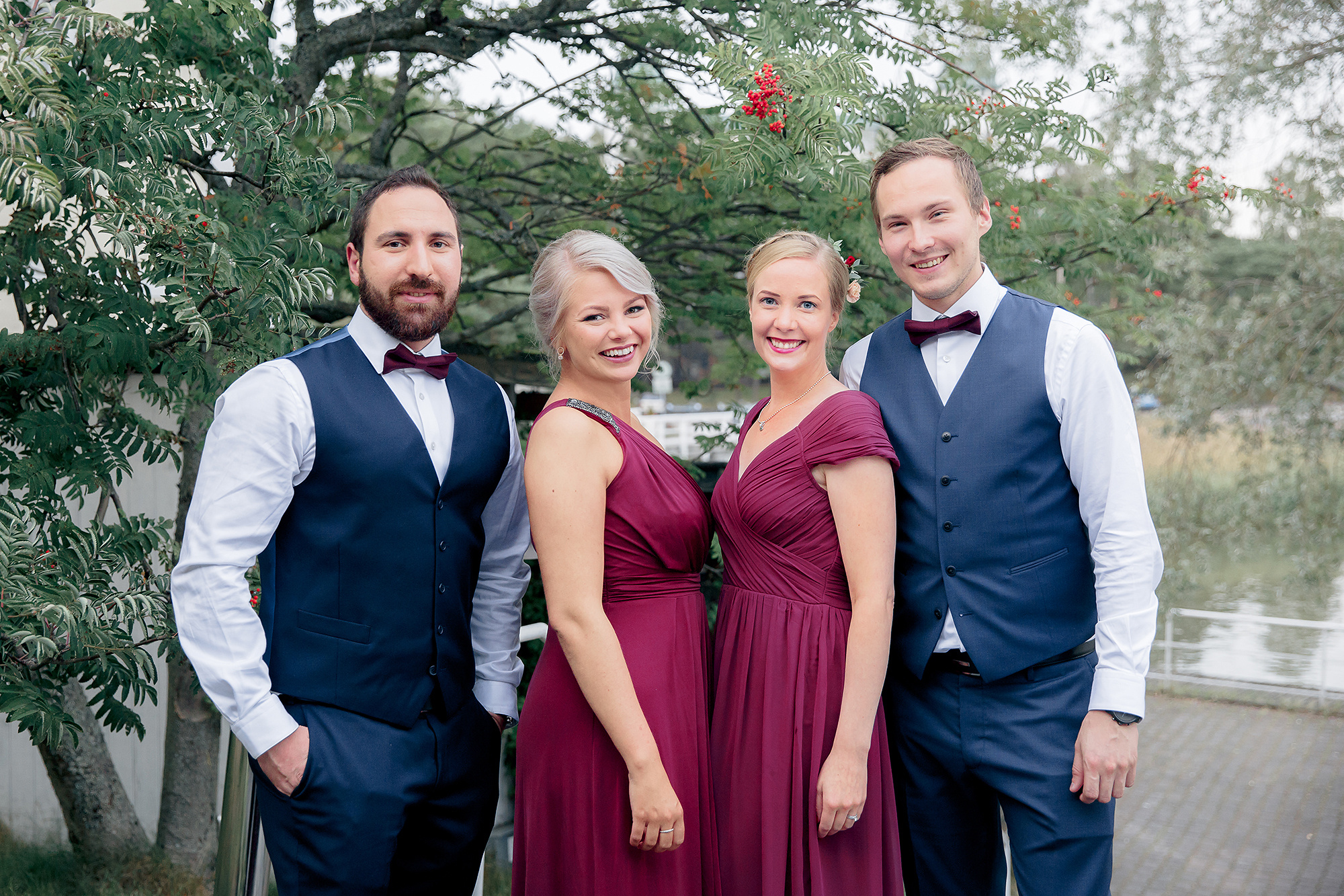 Riikan ja Laurin häät Kulosaaren kasinolla