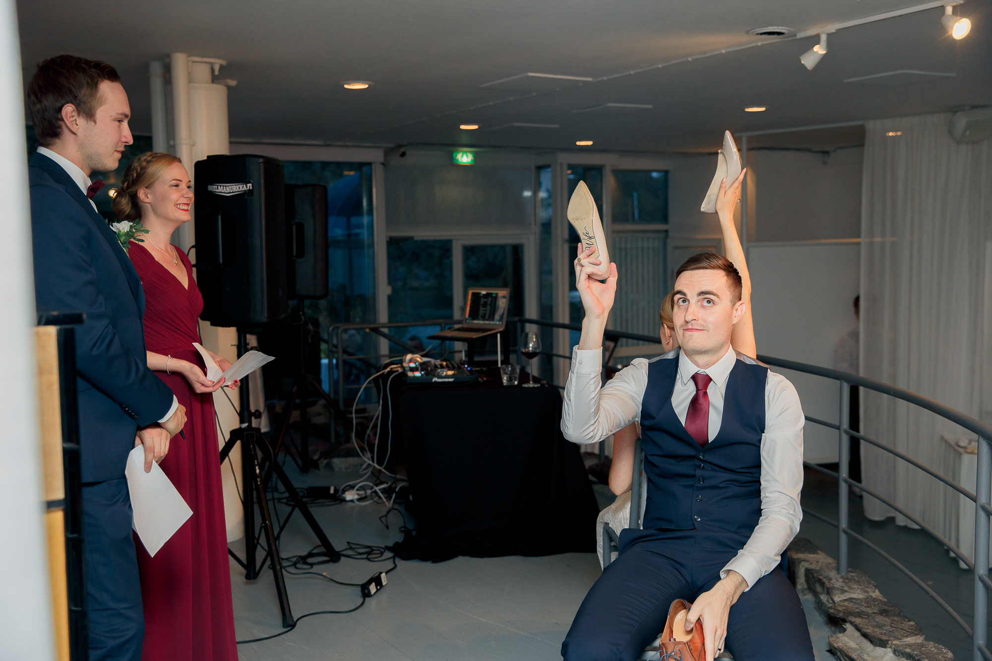 Riikan ja Laurin häät Kulosaaren kasinolla