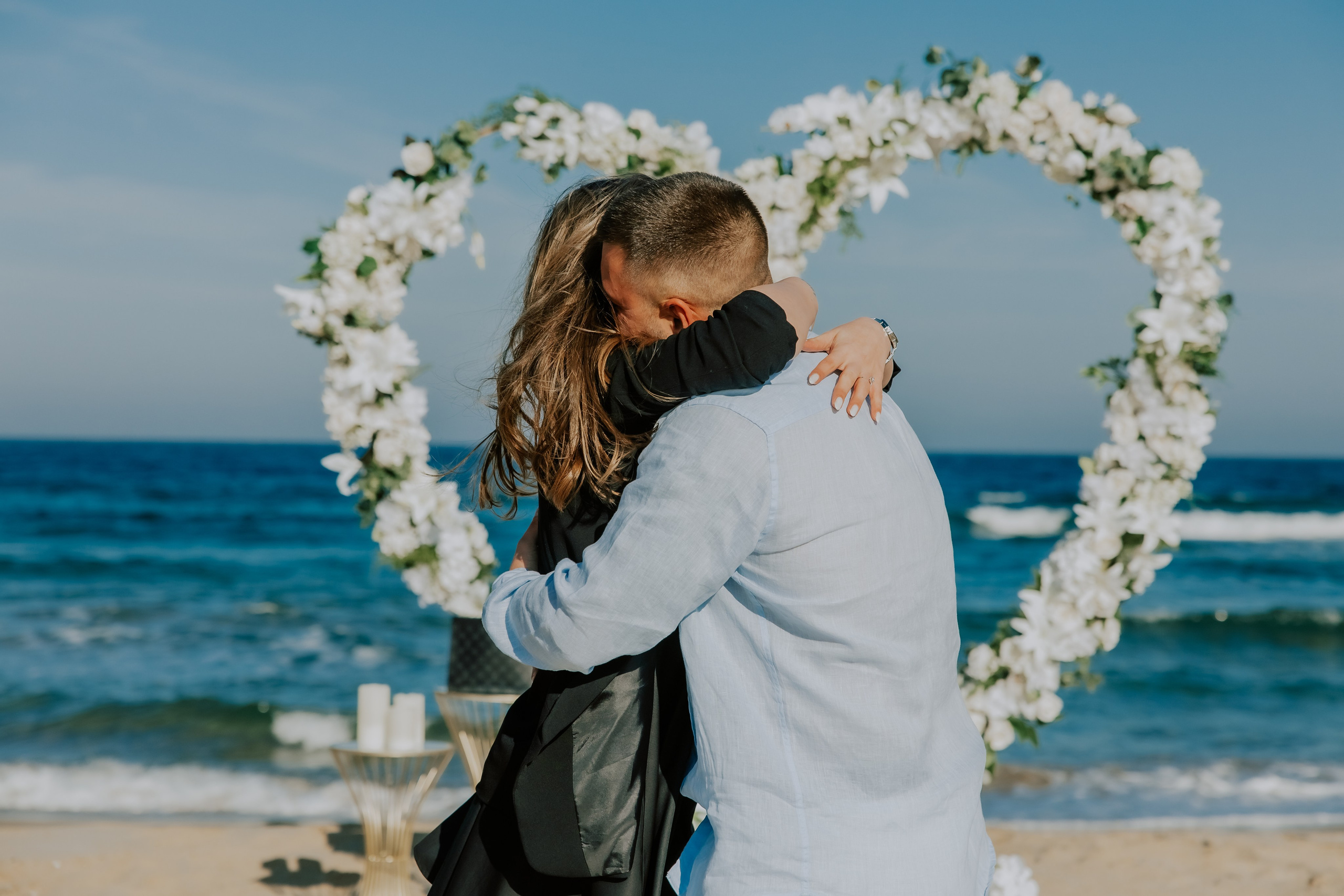 Годеж на плажа. Фотограф Ирина Йотова