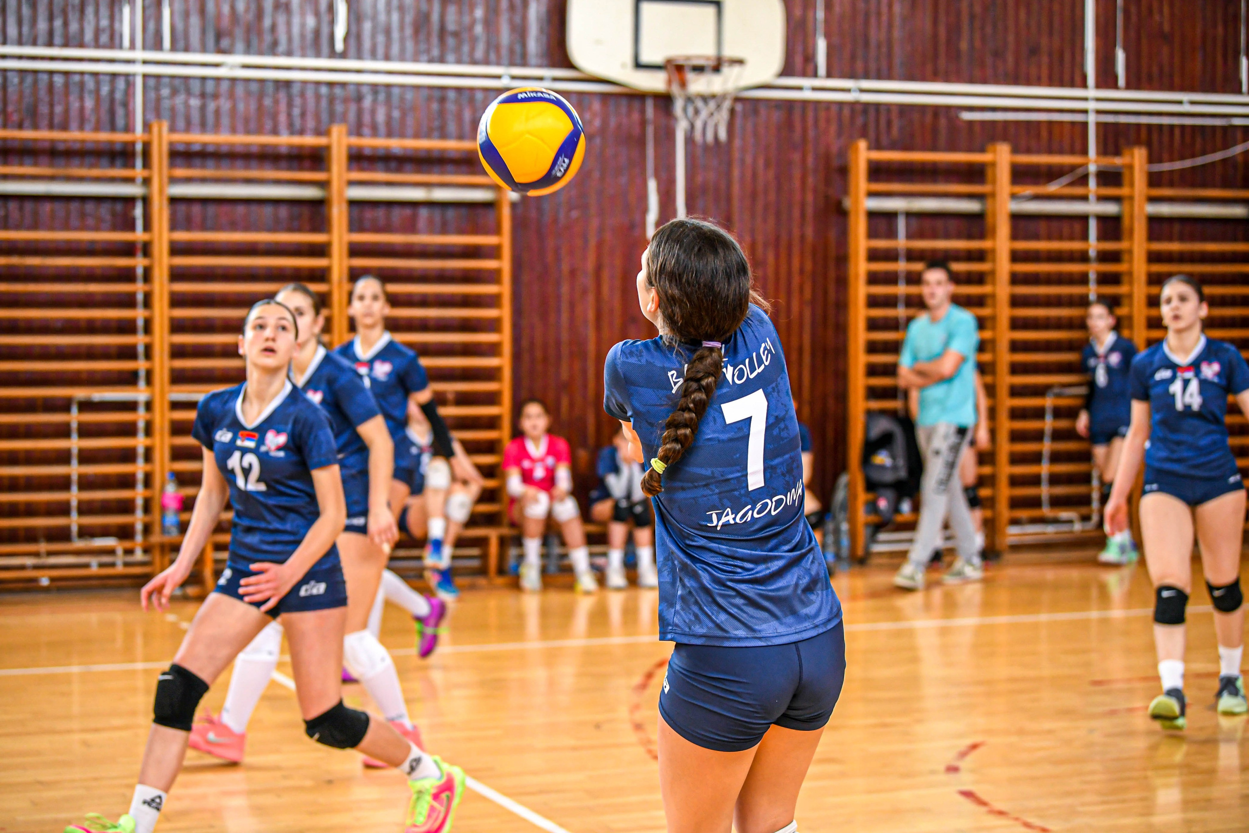 Odbojka 22.03.  Radnicki KG — BlockVolley JAG. Foto Simic Jagodina