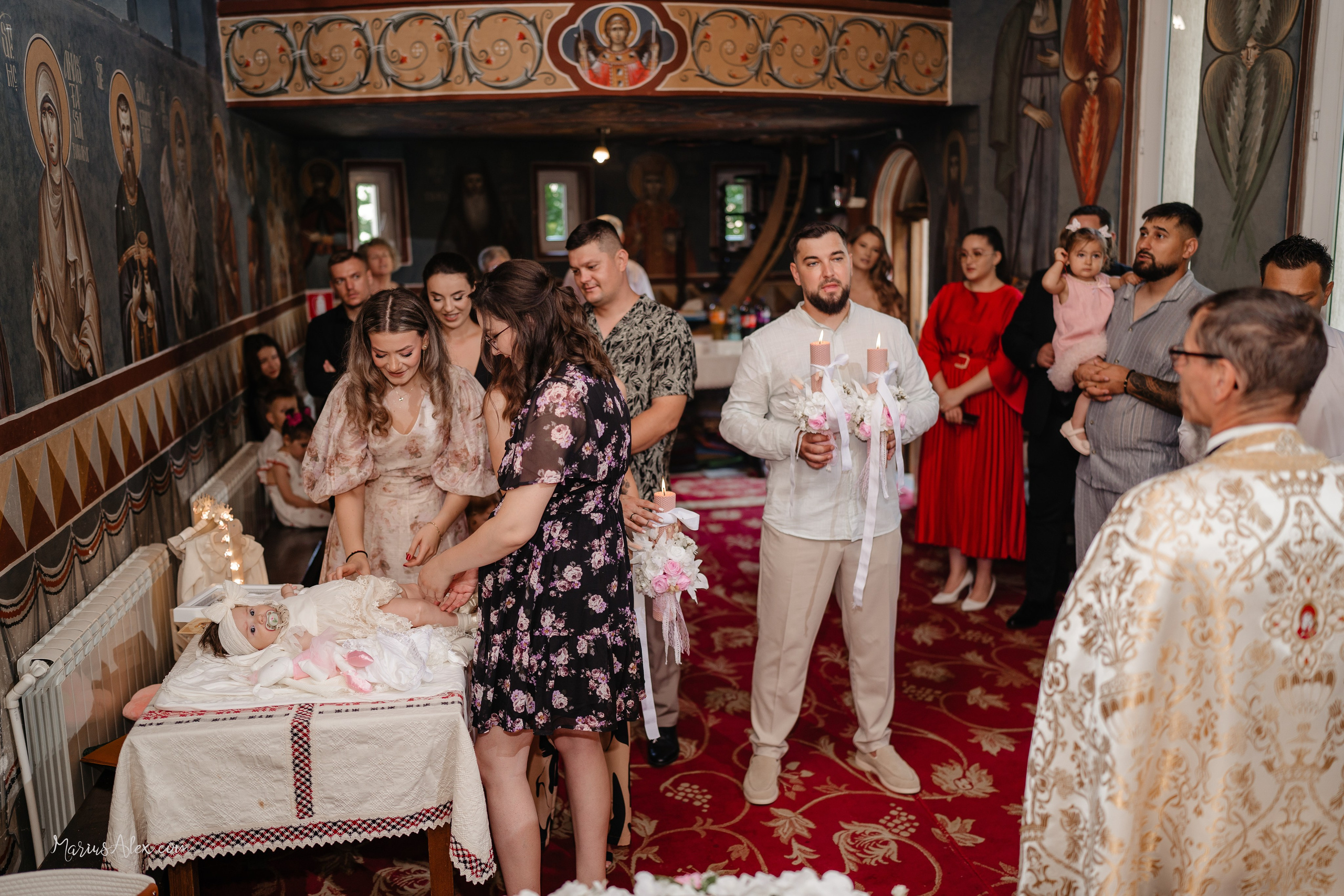 Botezul micutei Olivia Maria. Marius Alex fotograf de eveniment si portret din Suceava