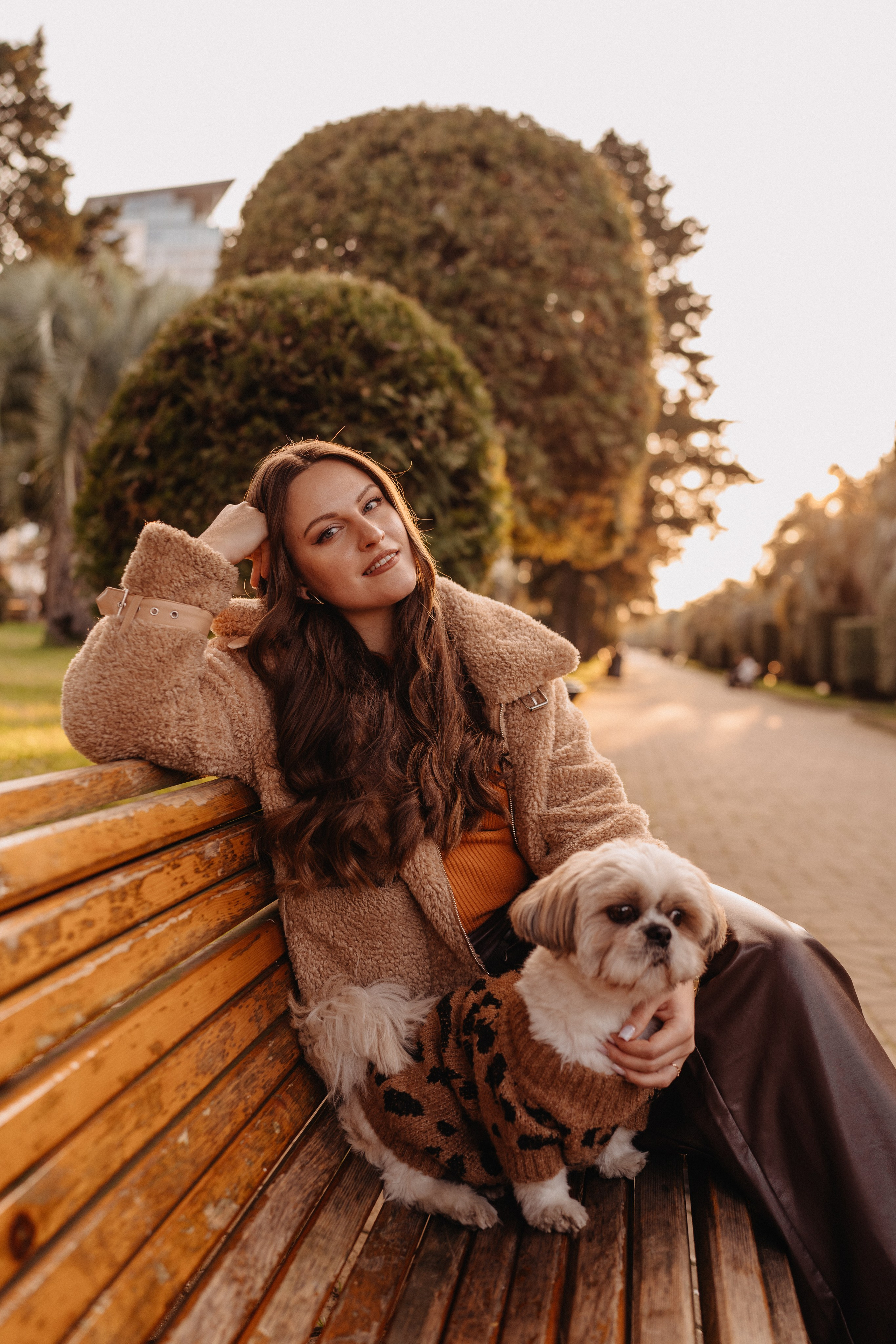 Фотосессия с собакой в Батуми. Портретный и свадебный фотограф в Батуми Валерия Азаренко