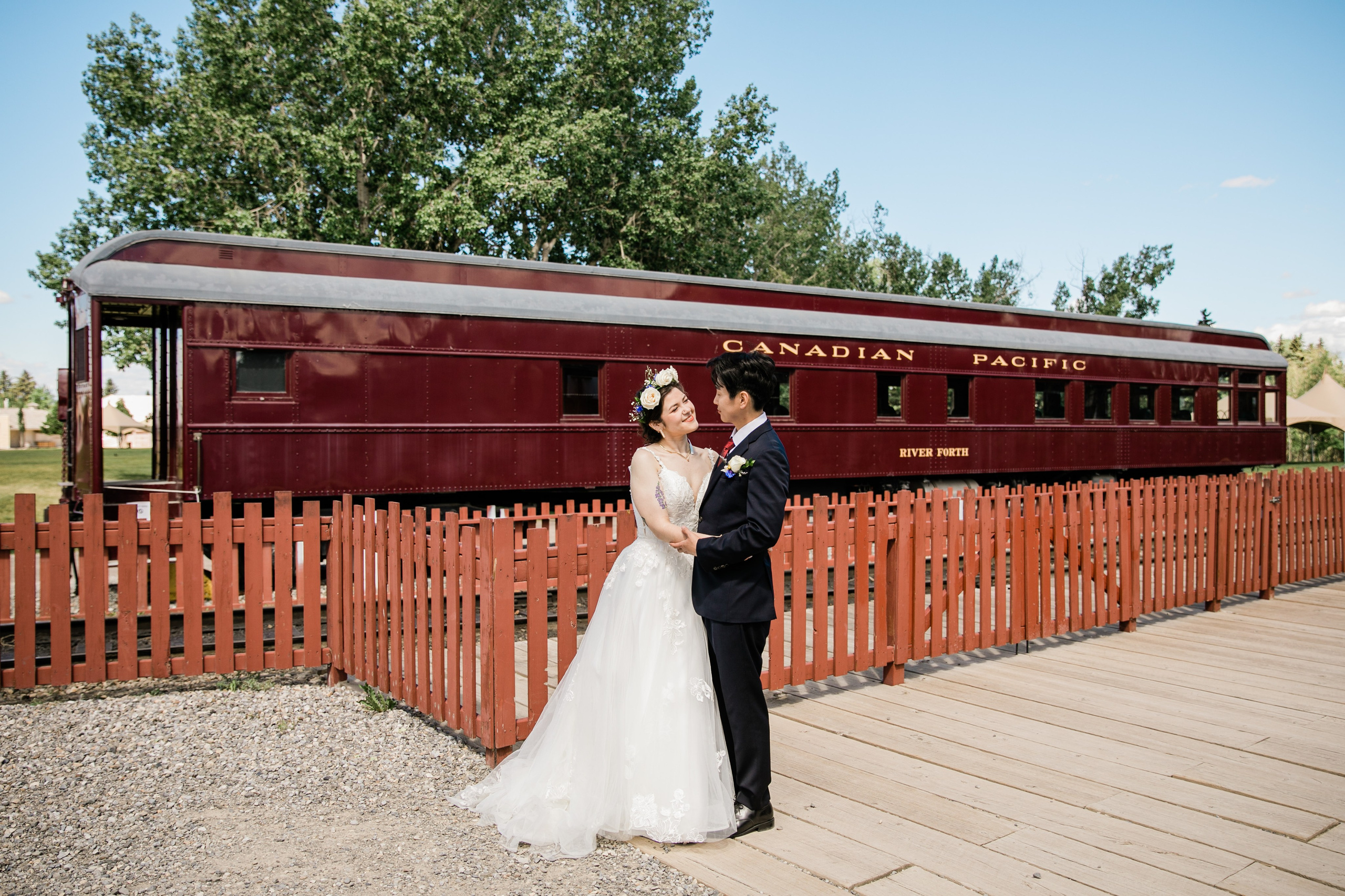 Debbie & Vince Wedding. Fotografía accesible en Calgary