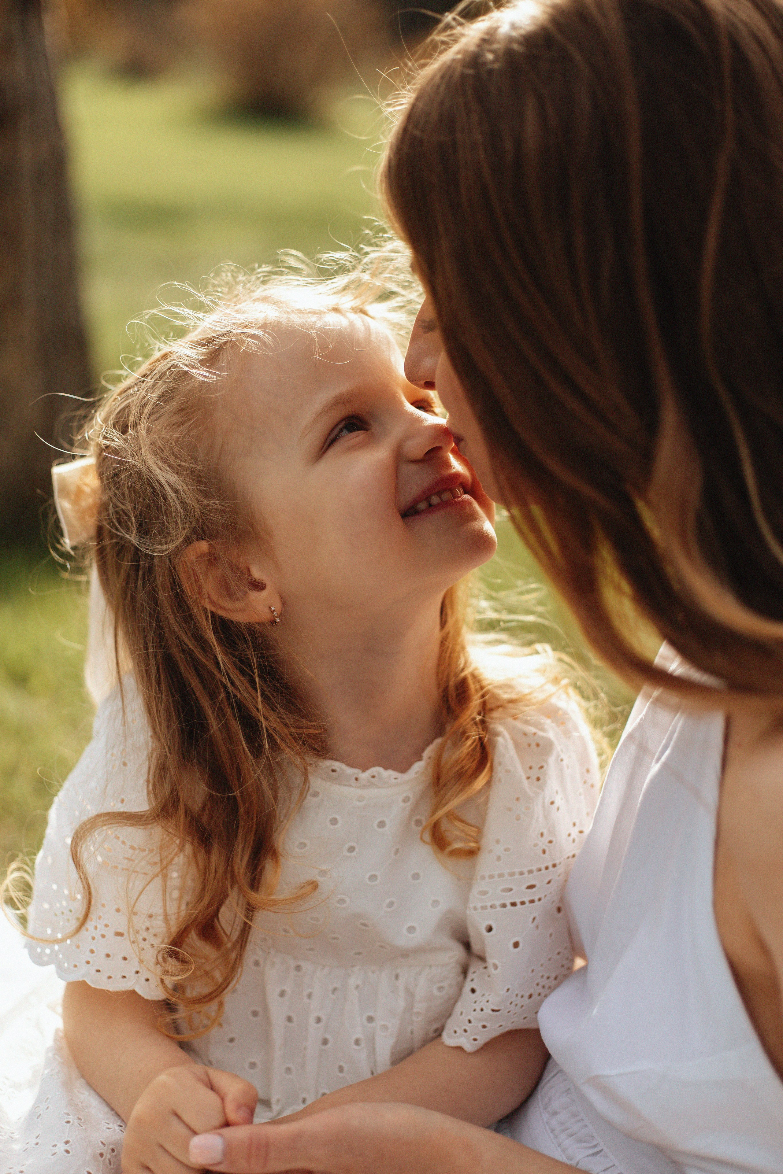 Mother & daughter story. Home