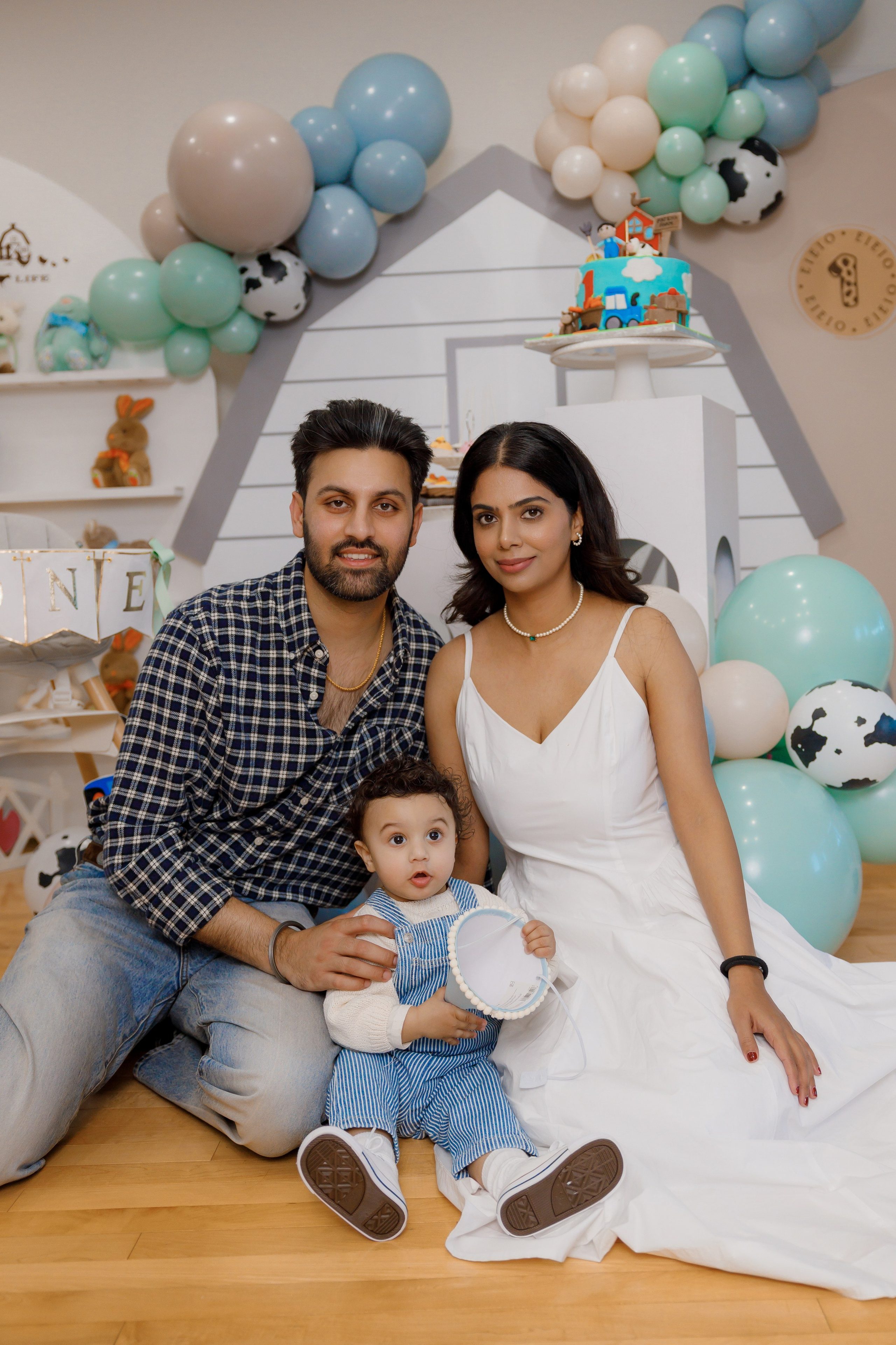 Fateh’s 1st birthday. Home