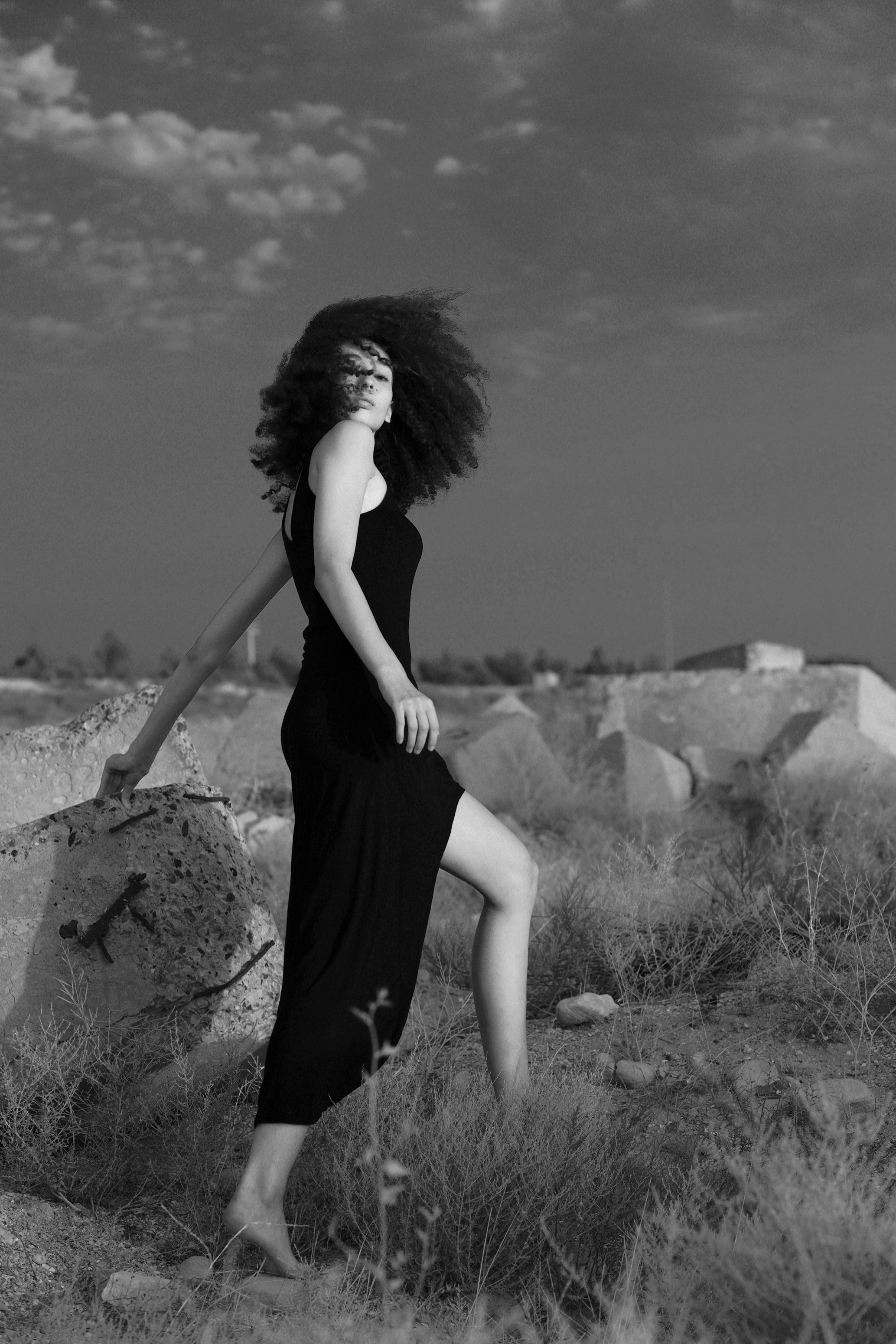 Sophia / Blocked. BNW Around Photography