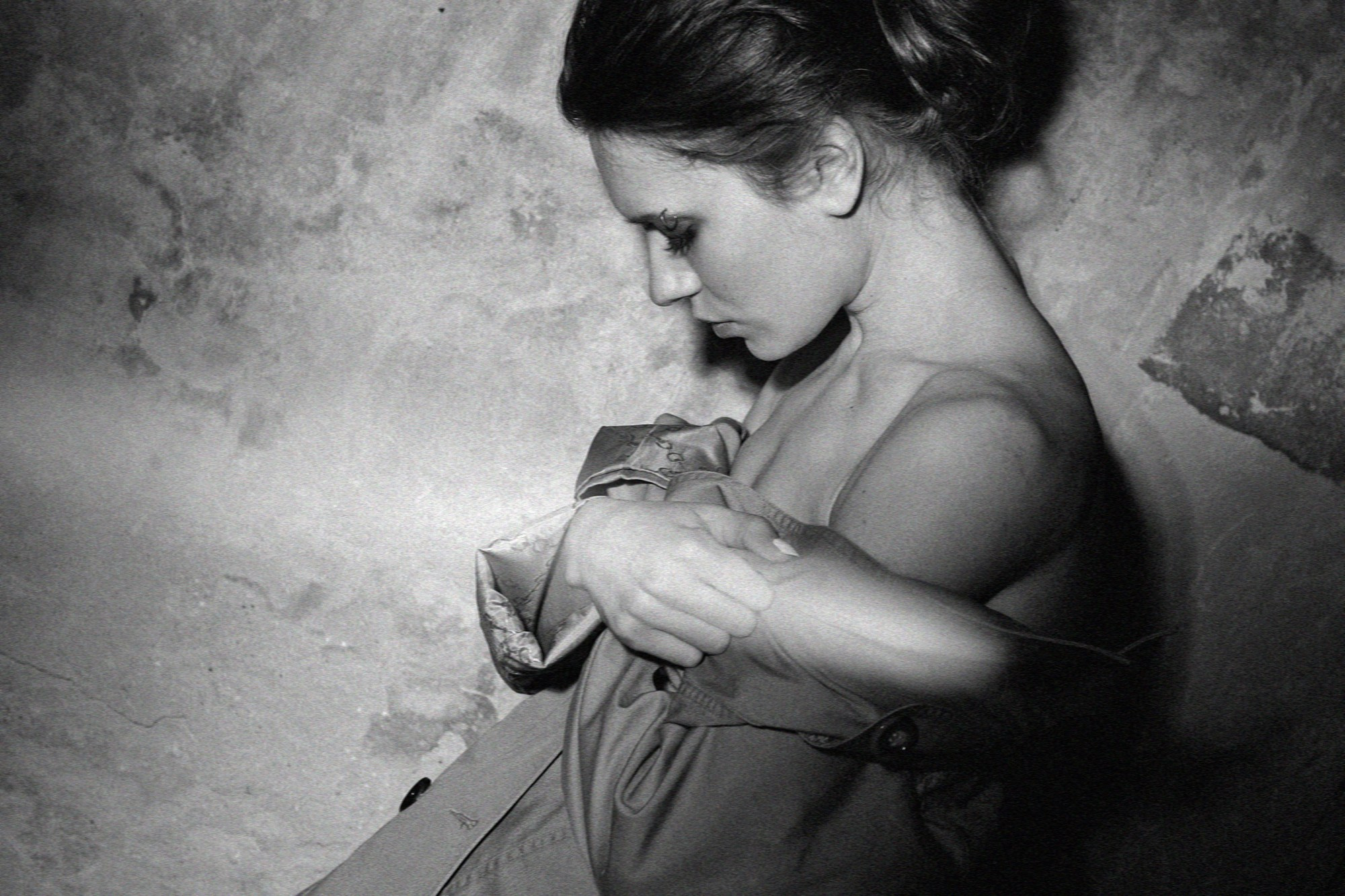 Портрет в стиле Питера Линберга. Надя. Портретный фотограф Алена Новгородцева