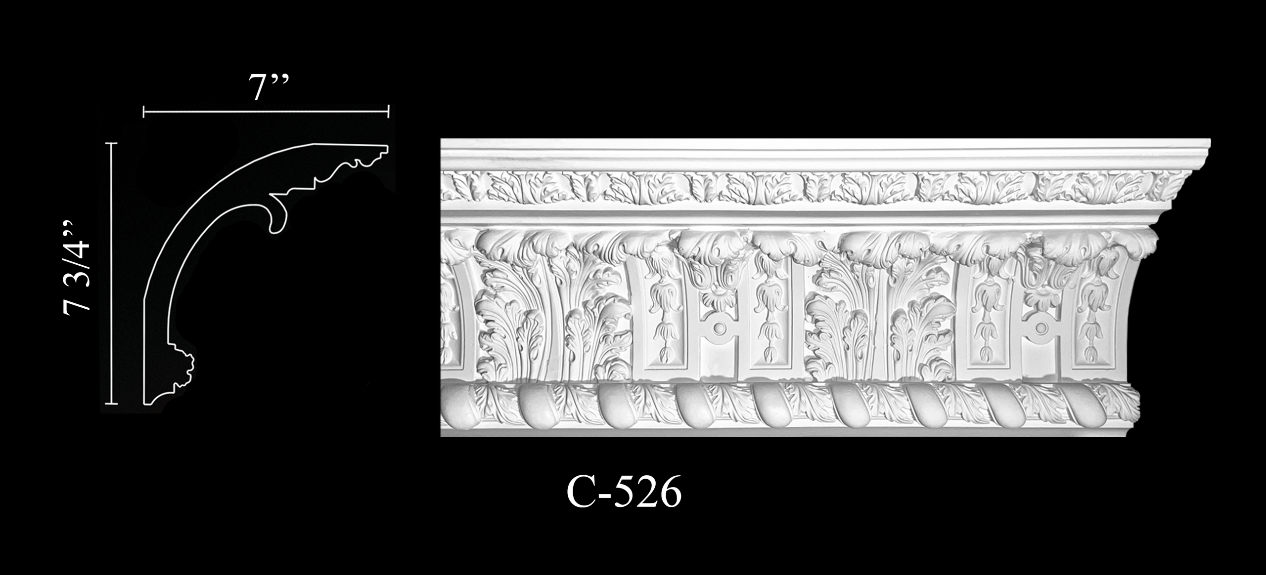 Crown Molding. Plaster molding
