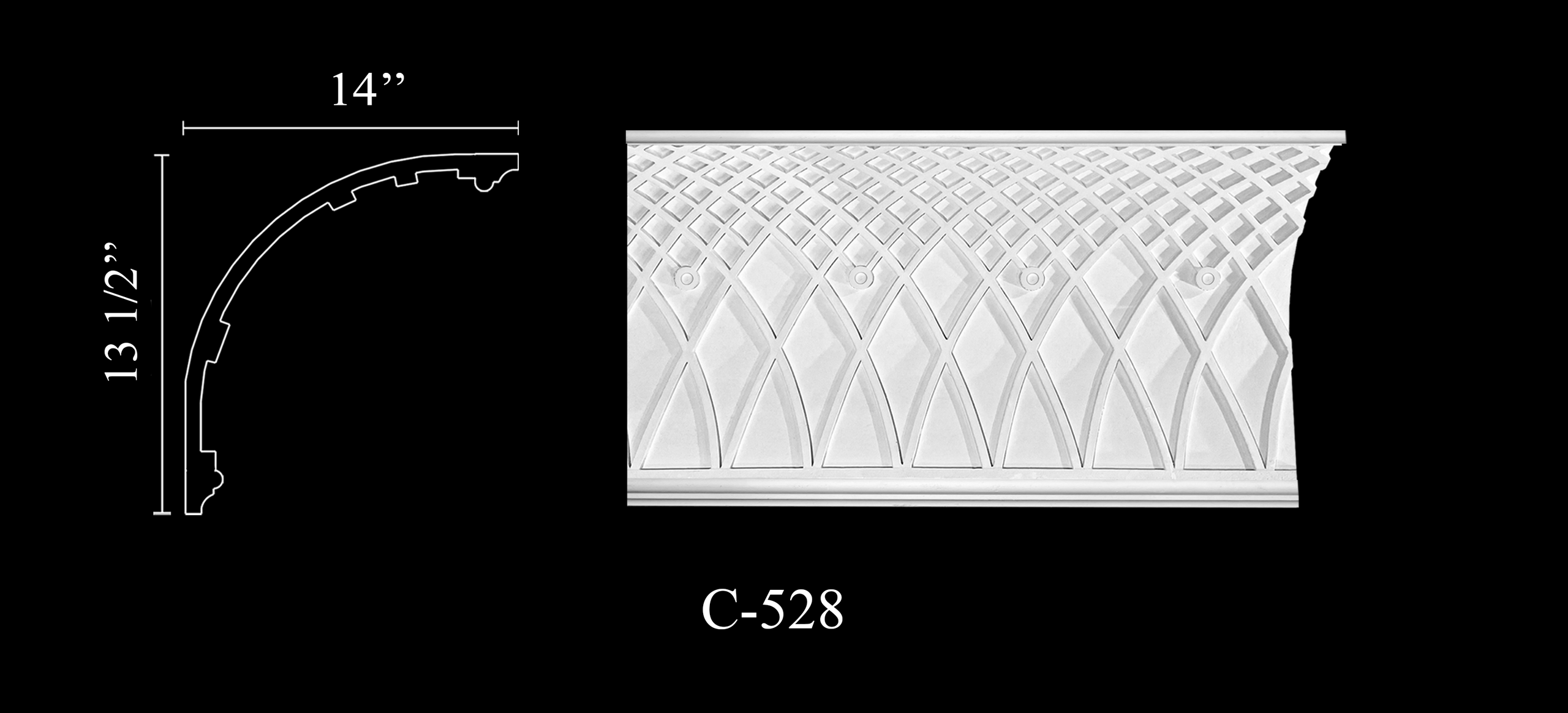 Crown Molding. Plaster molding