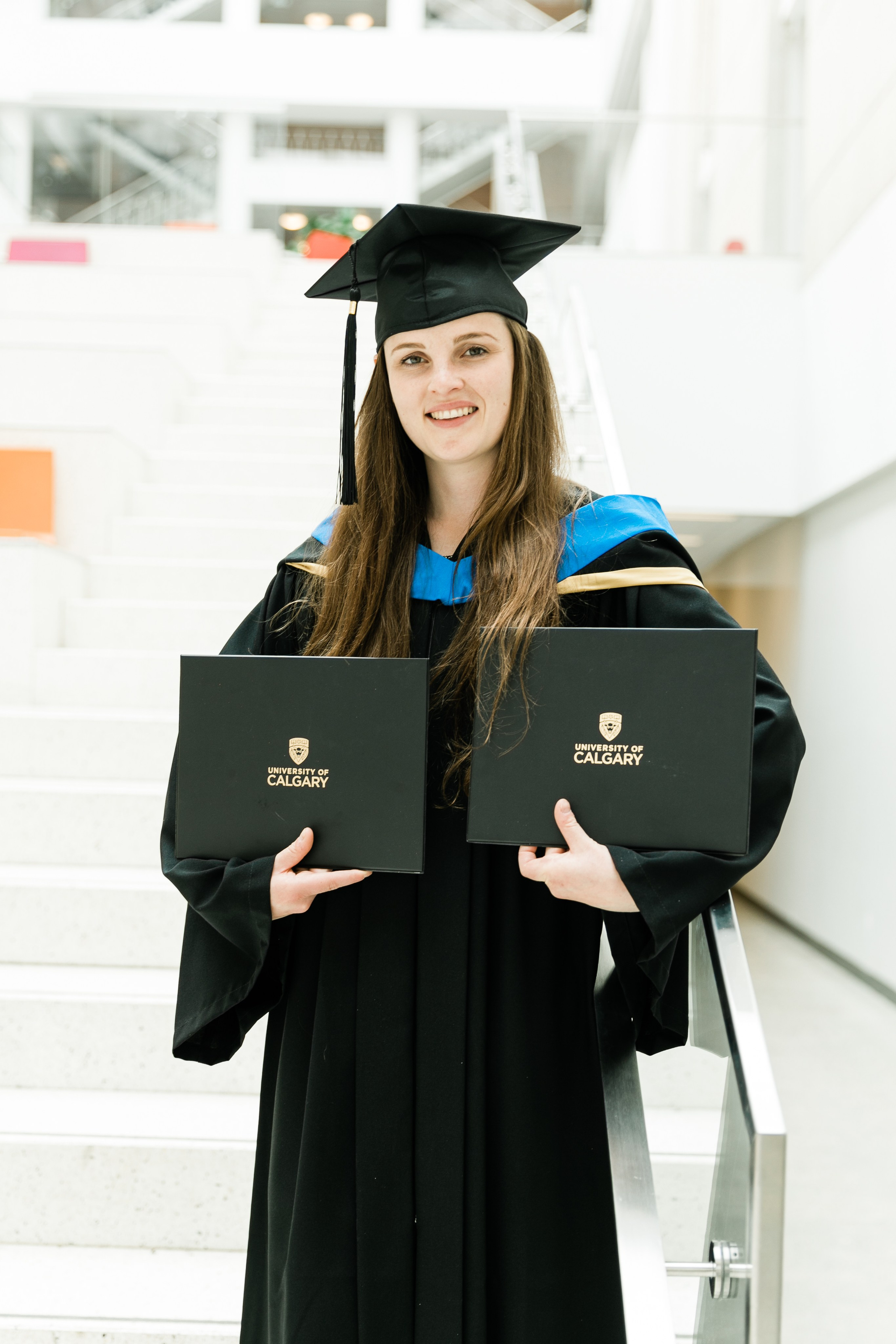 Graduation — Kelsey — University of Calgary. Fotografía accesible en Calgary