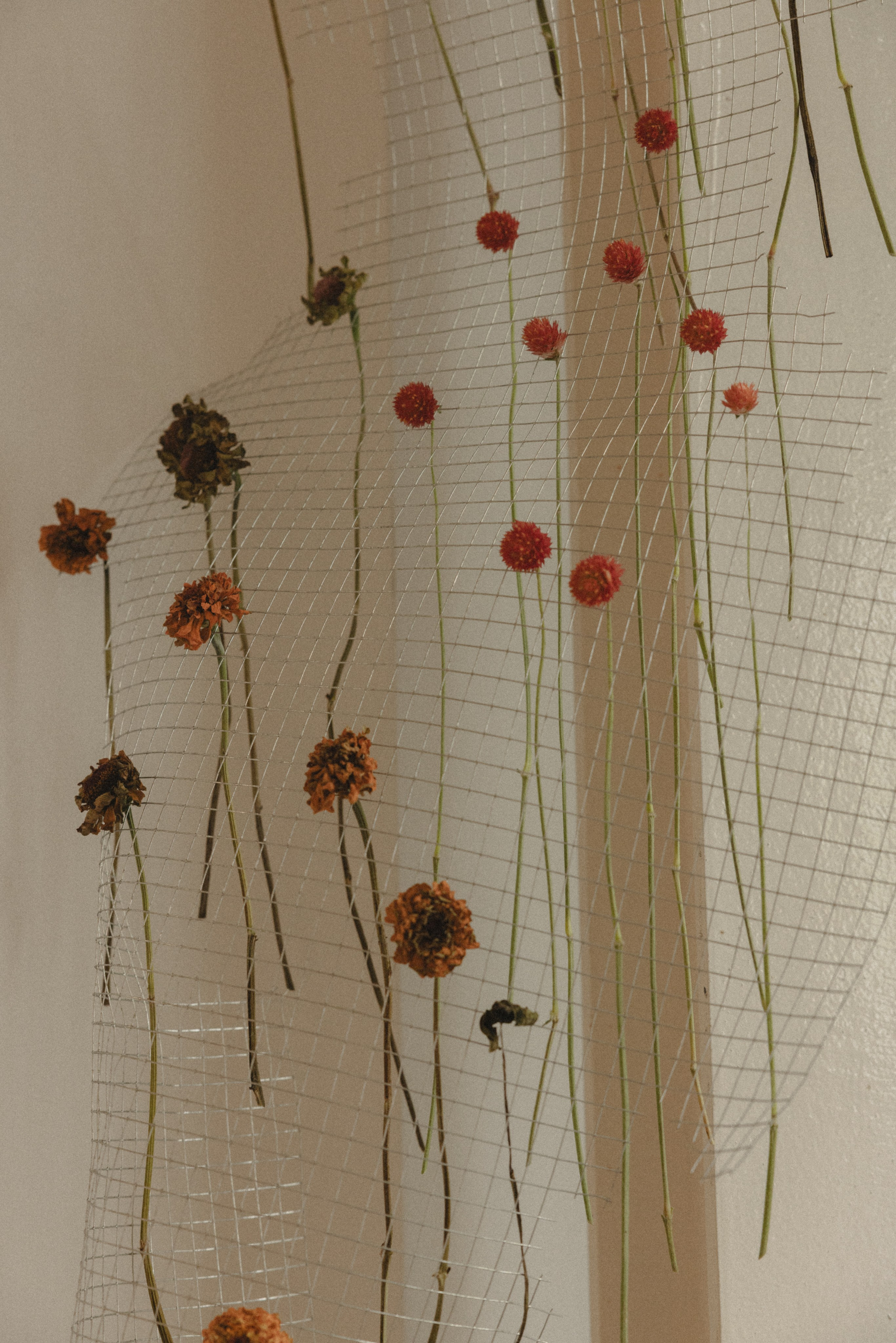 Floral design for Cycles: an exhibition by Kamila Solarz