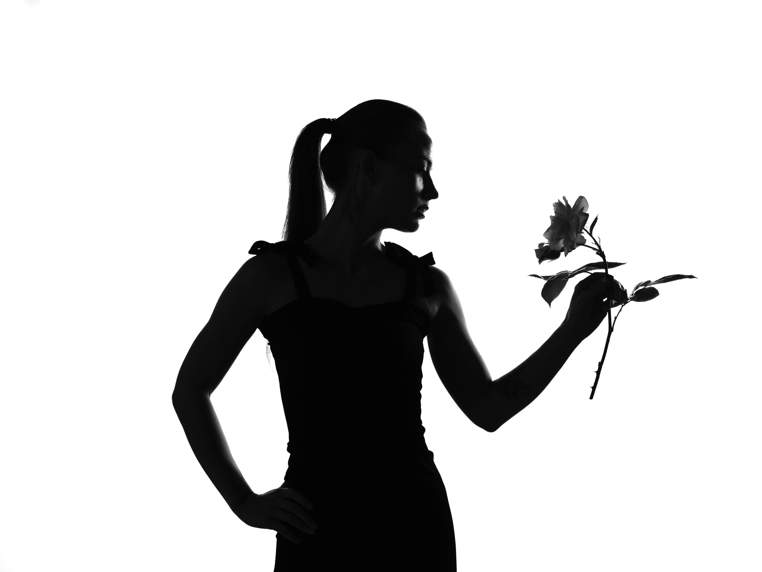 In the shadow (Silhouette). British Award winning Fine Art & Portrait Photographer Elmira Watts