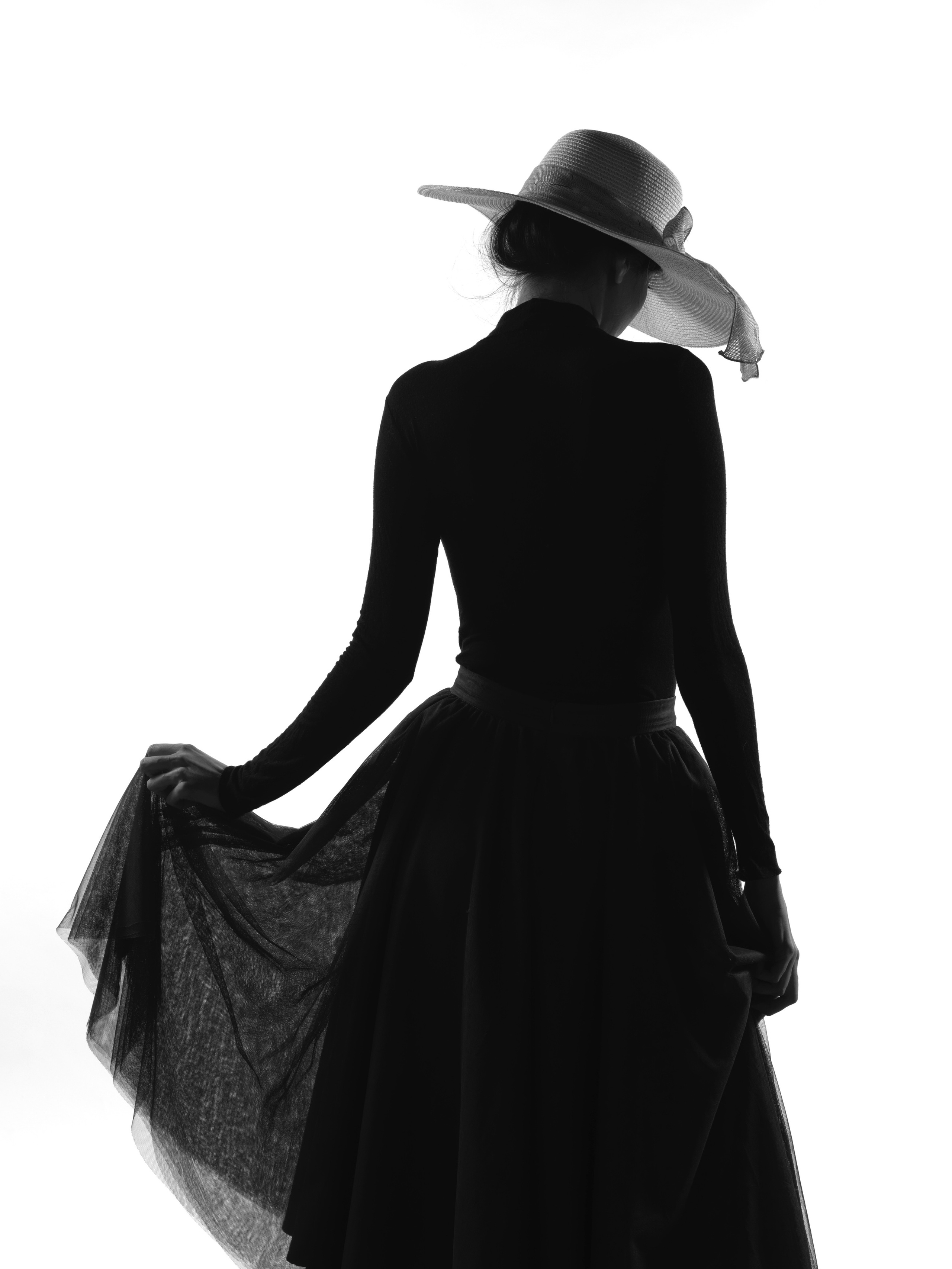 In the shadow (Silhouette). British Award winning Fine Art & Portrait Photographer Elmira Watts