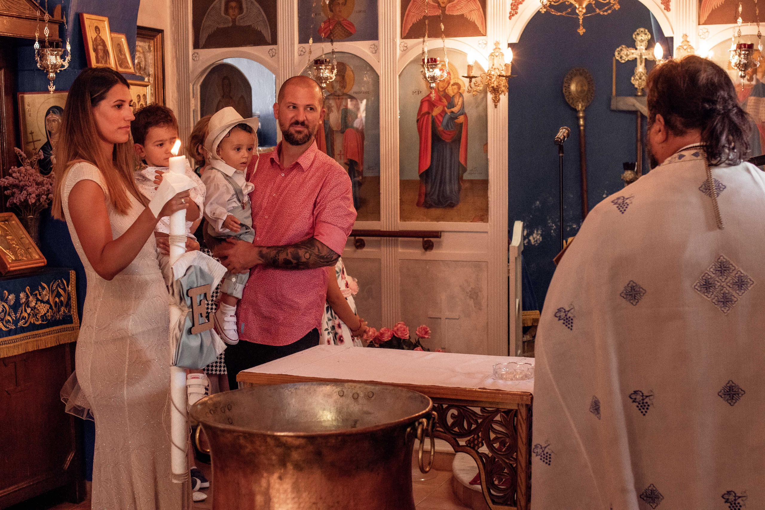 Baptism. Family Photographer in Greece