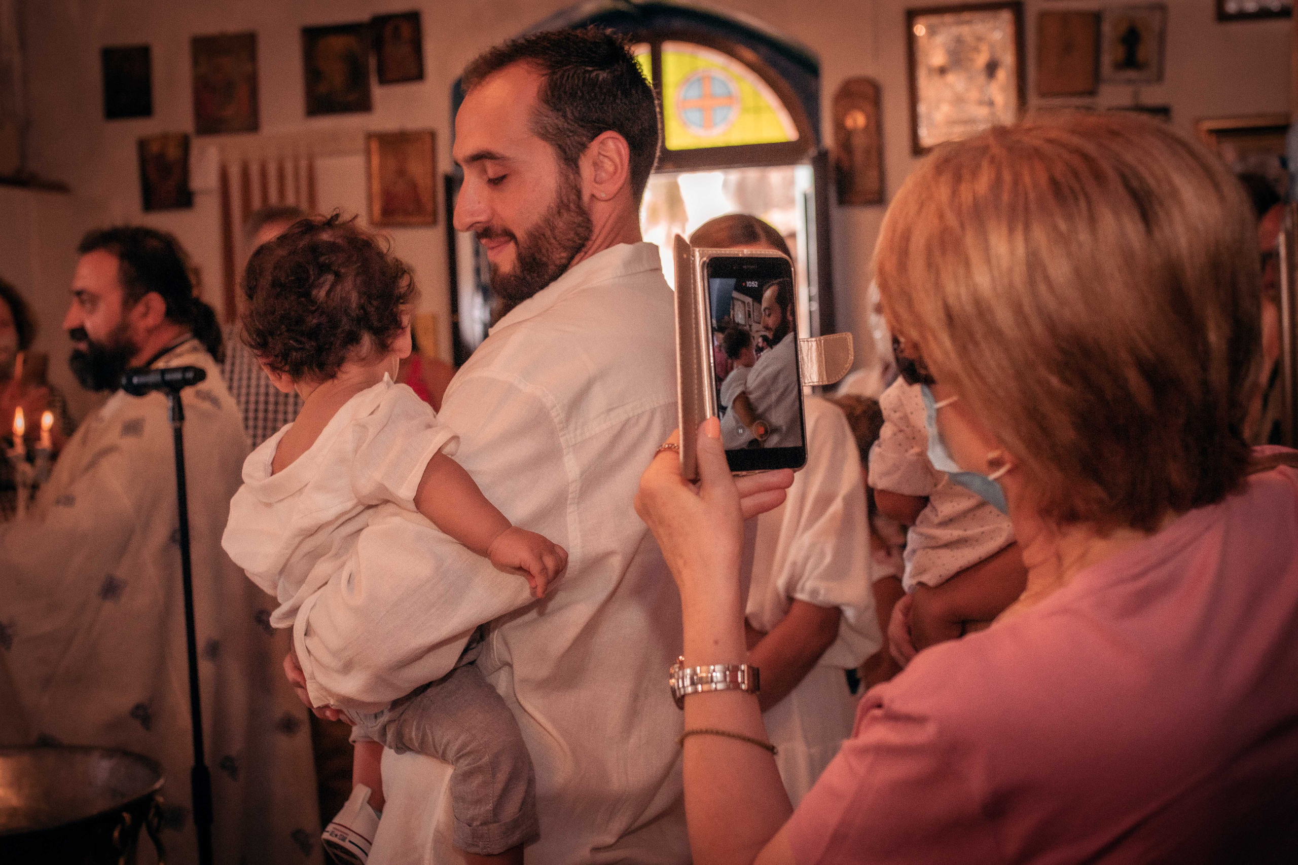 Baptism. Family Photographer in Greece