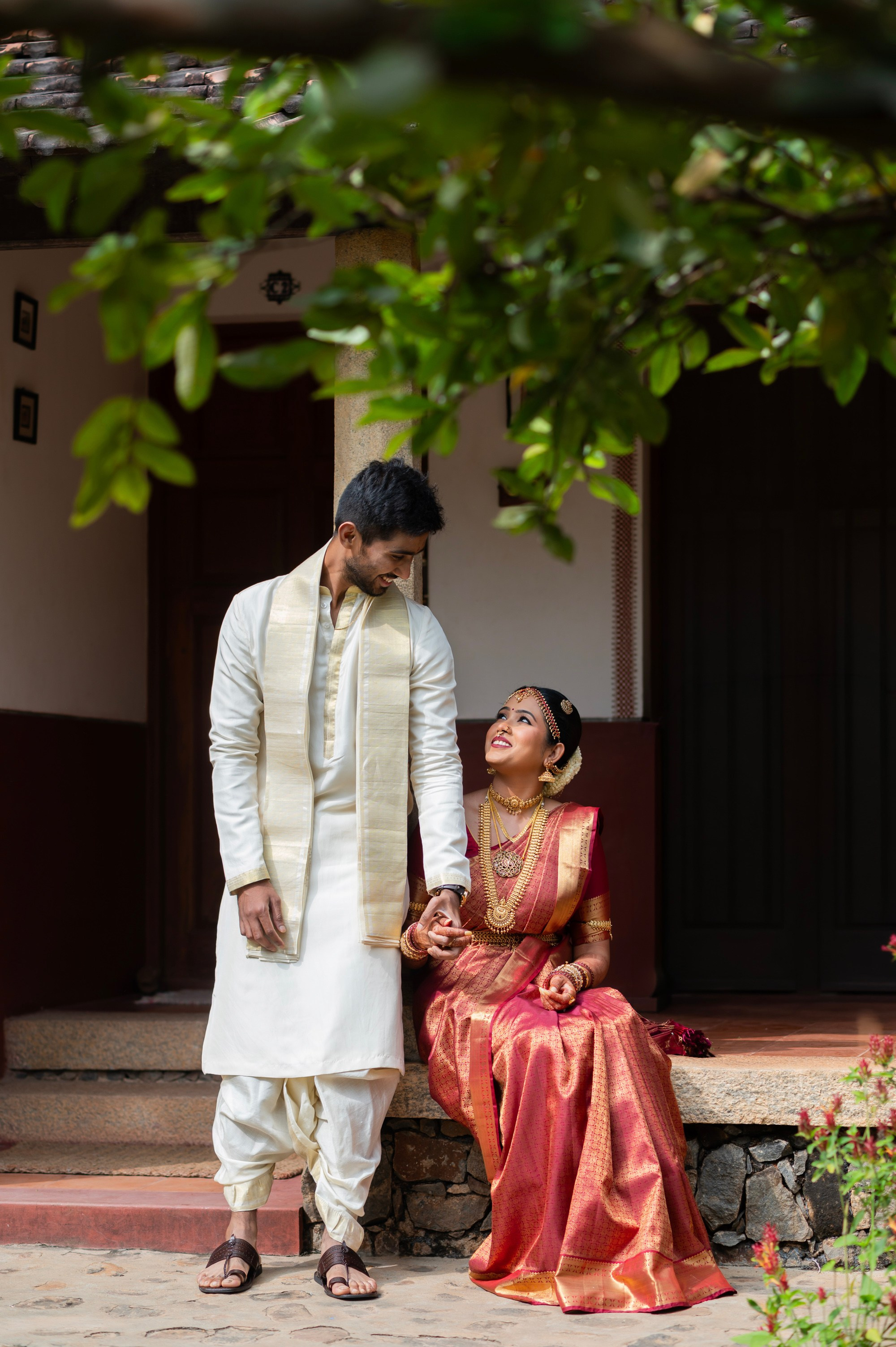 Samyuktha & Manoj, Tamil and Telugu Wedding at Angana Courtyard, Bangalore | Truly Yours