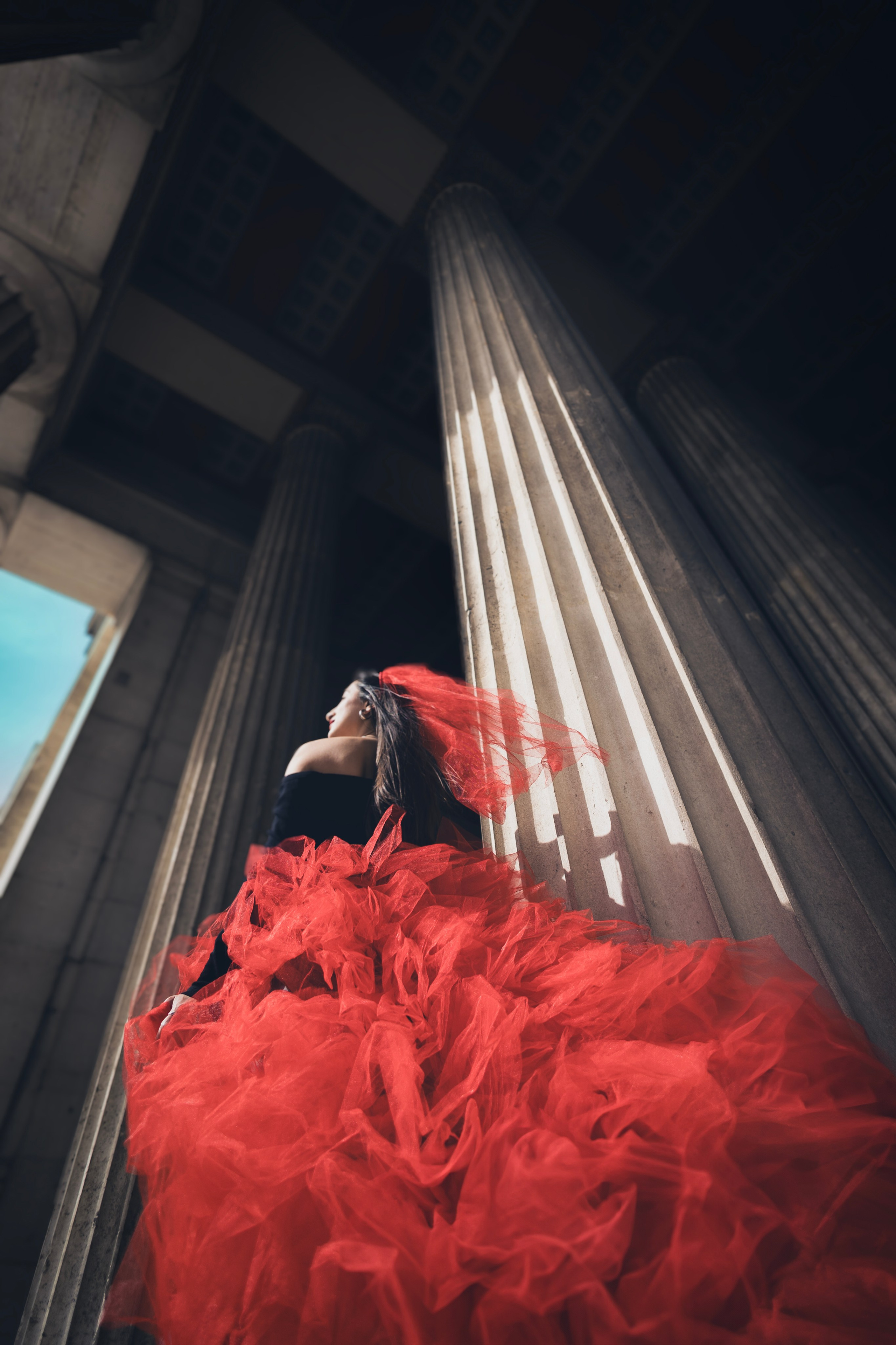 Long dresses shooting. Photographer in Munich