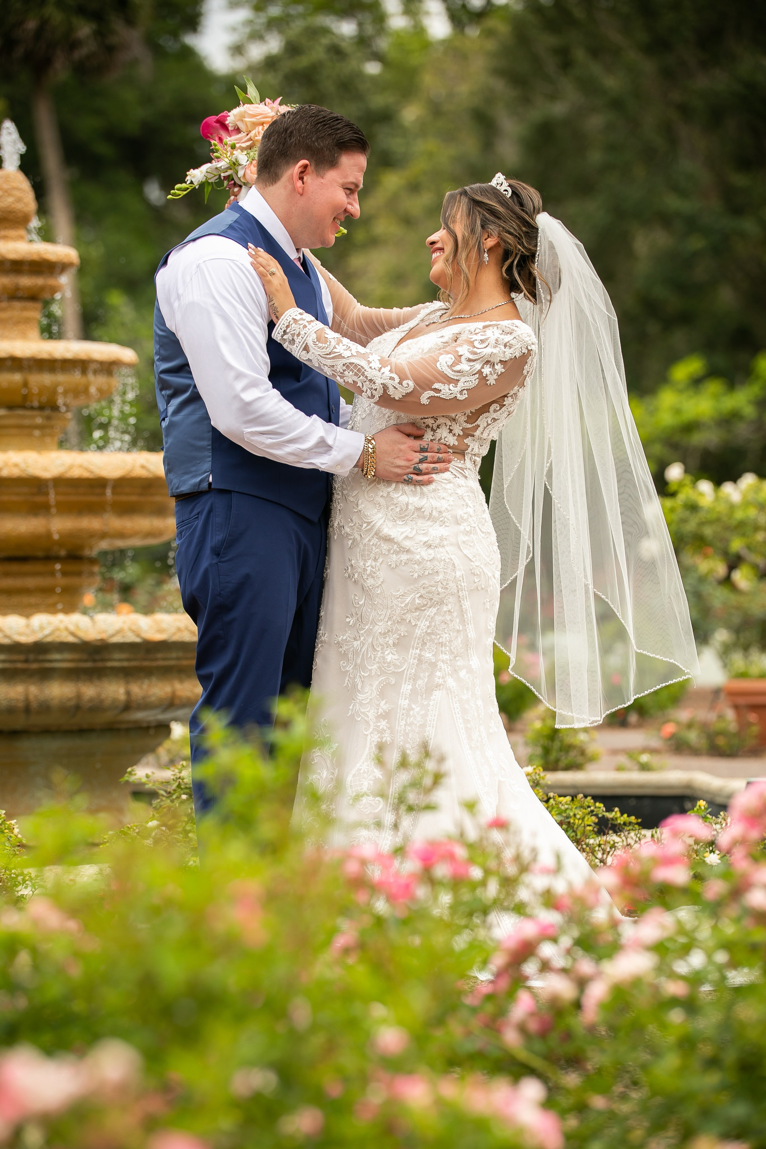 Wedding in The Lue Gardens intimate wedding photography. Lana Photography — Wedding & Family Photographer in Florida & Beyond