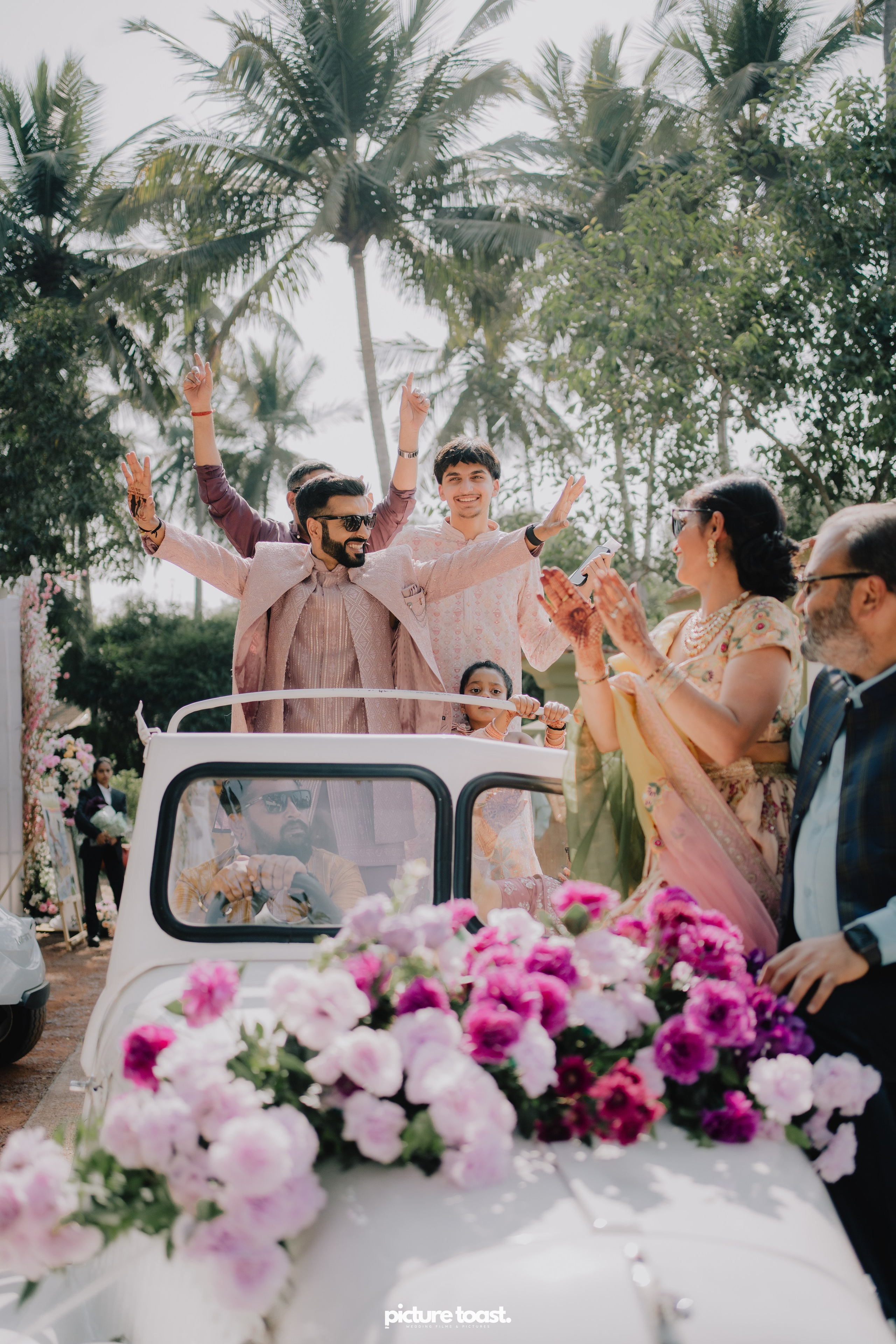 Varamala Ft. Barbie & Aneesh. Fine art Wedding Photographers in India & Canada