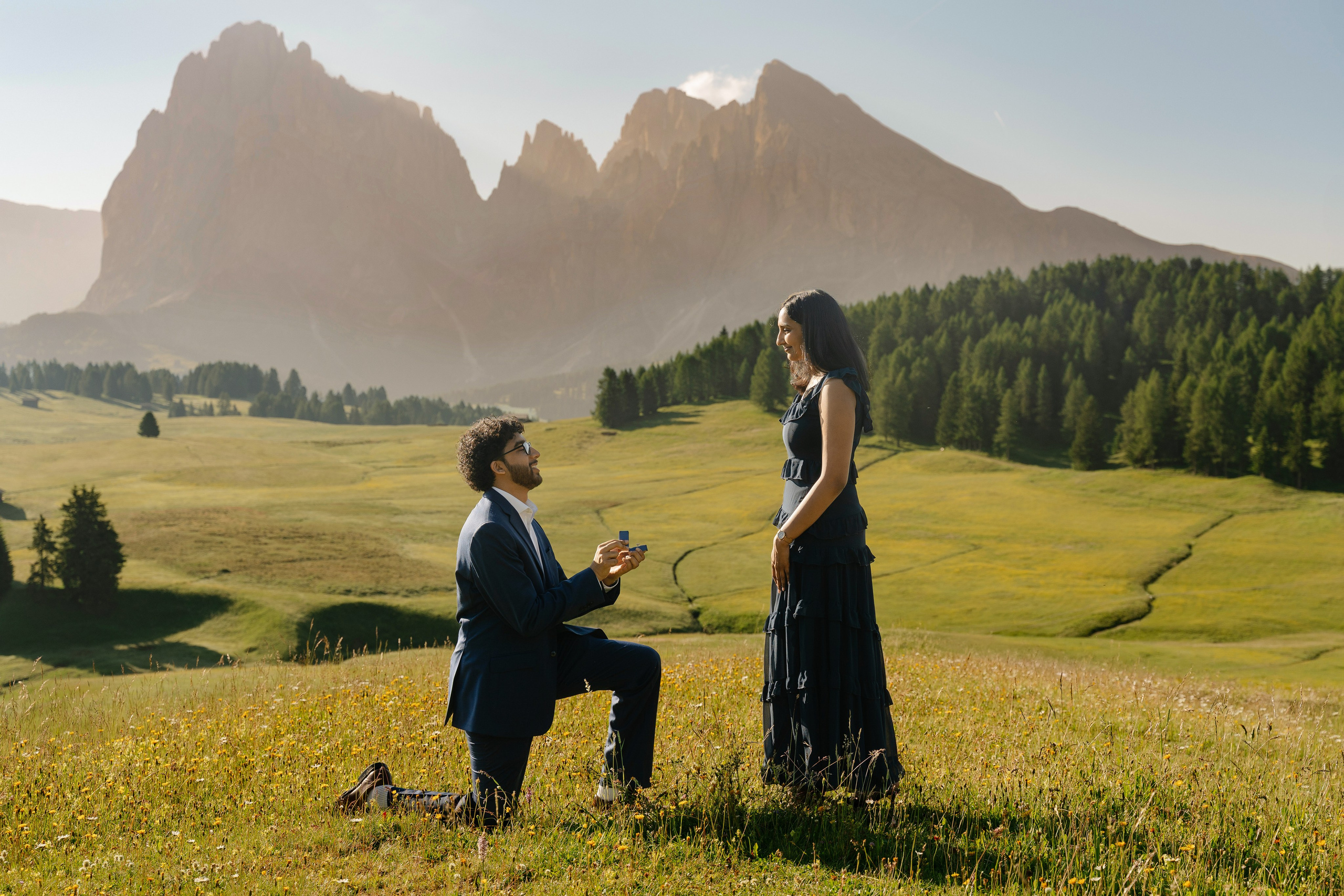 S & S (Alpe di Siusi, Dolomites, Italy). Marriage Proposal Photographer in Verona, Lake Garda and Dolomites| Diana Fedrigo