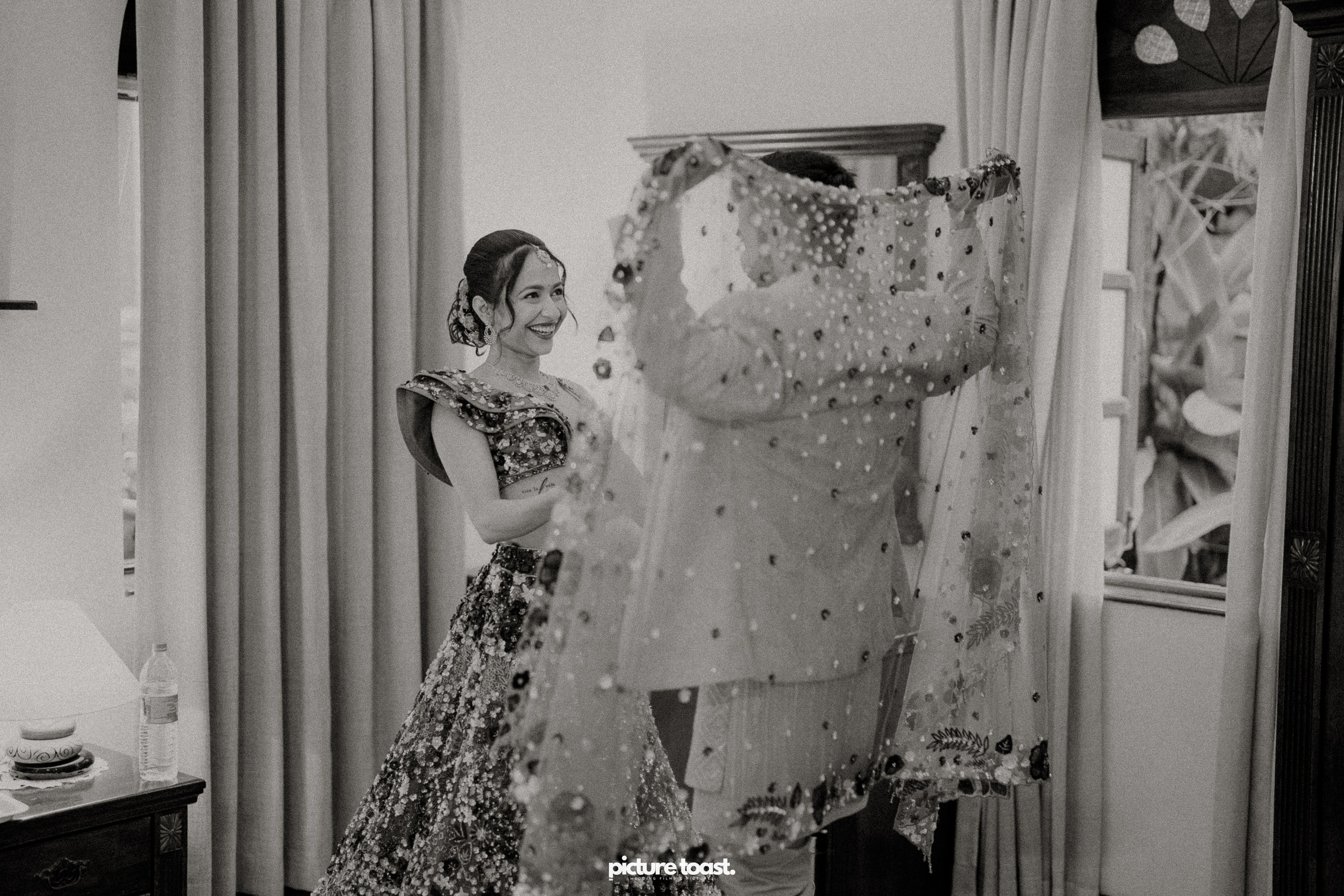 Varamala Ft. Barbie & Aneesh. Fine art Wedding Photographers in India & Canada