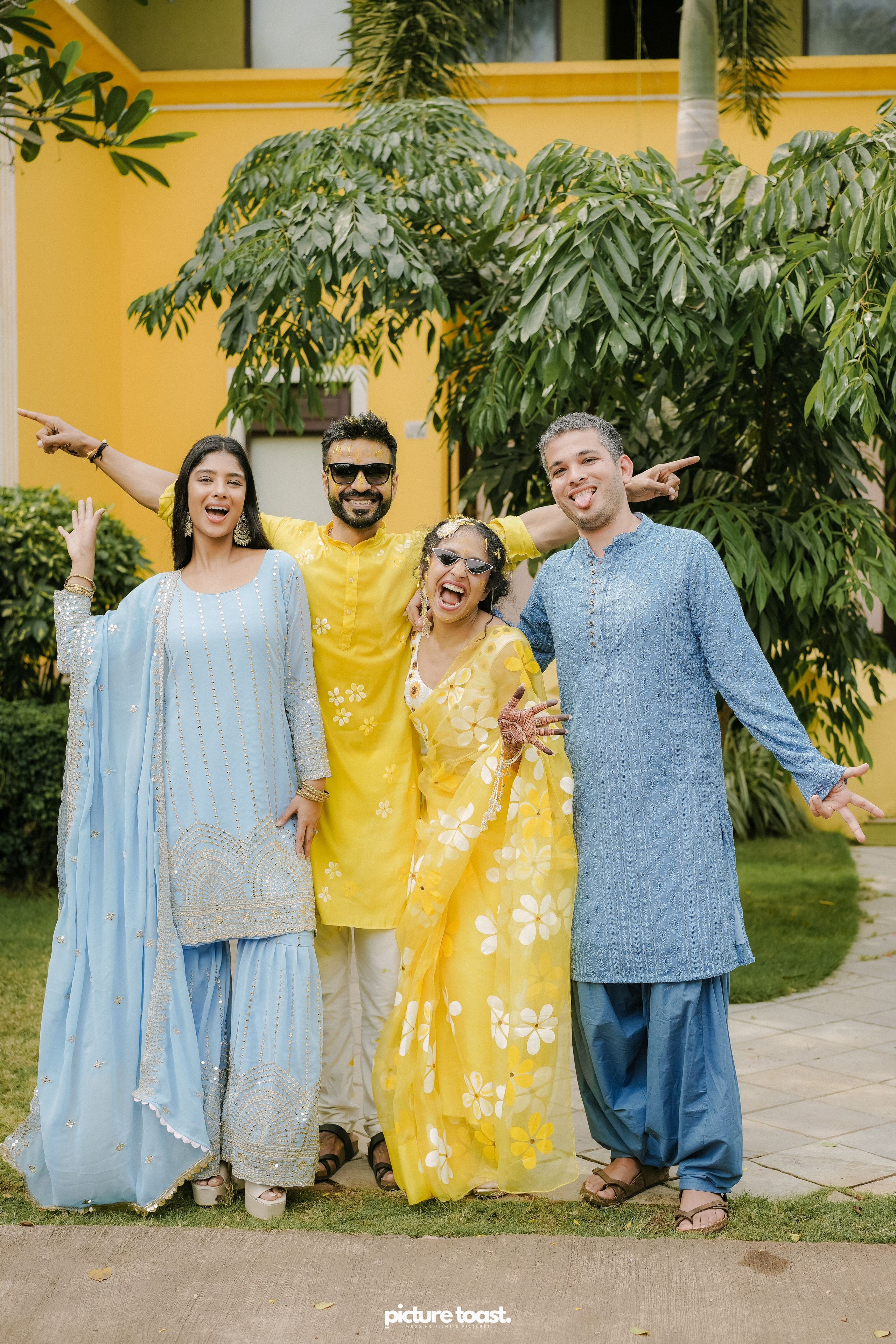 Haldi Hues Ft. Baebie & Goyal. Fine art Wedding Photographers in India & Canada
