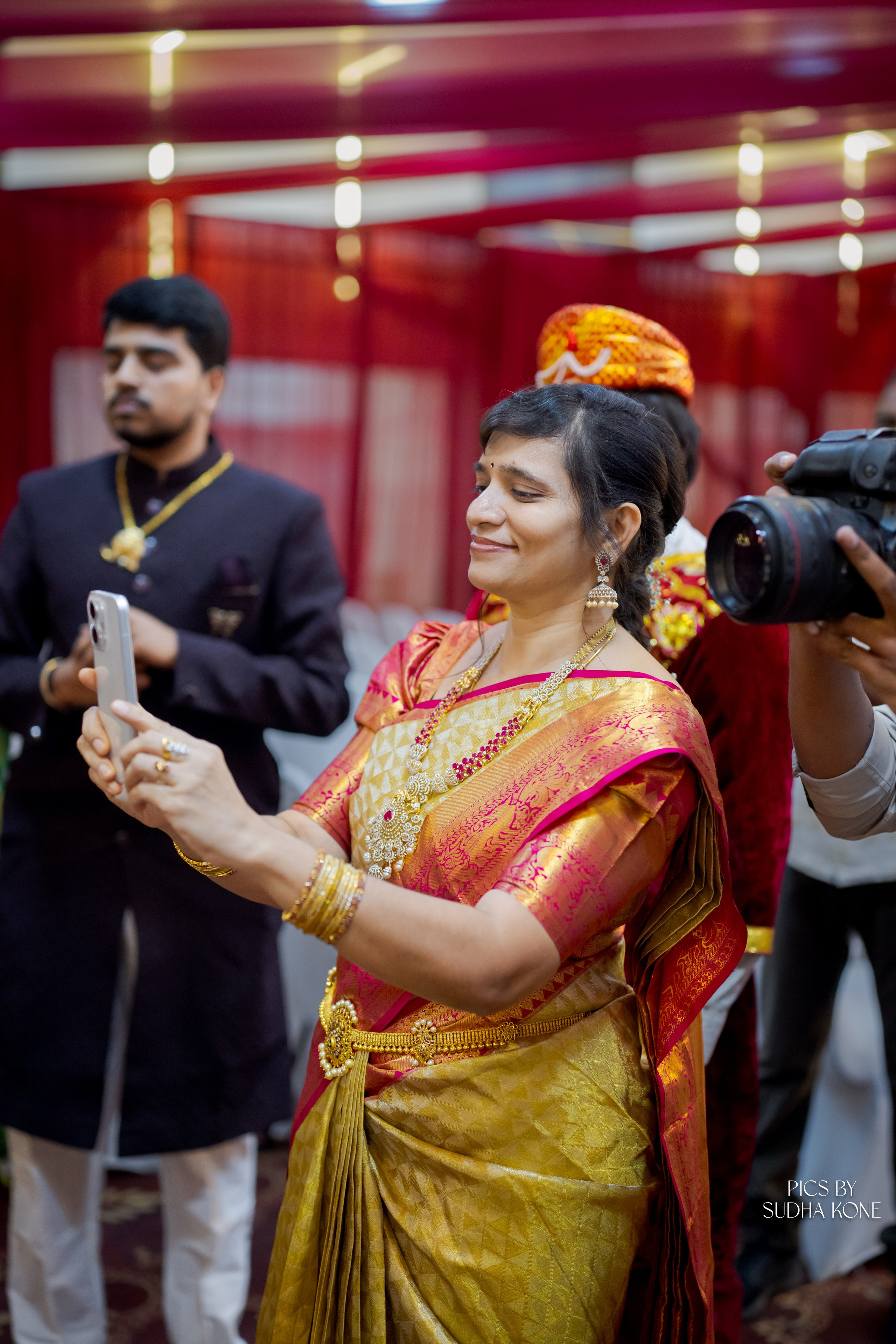 LASYA — NANDU WEDDING PICS. PIC BY SUDHAKONE