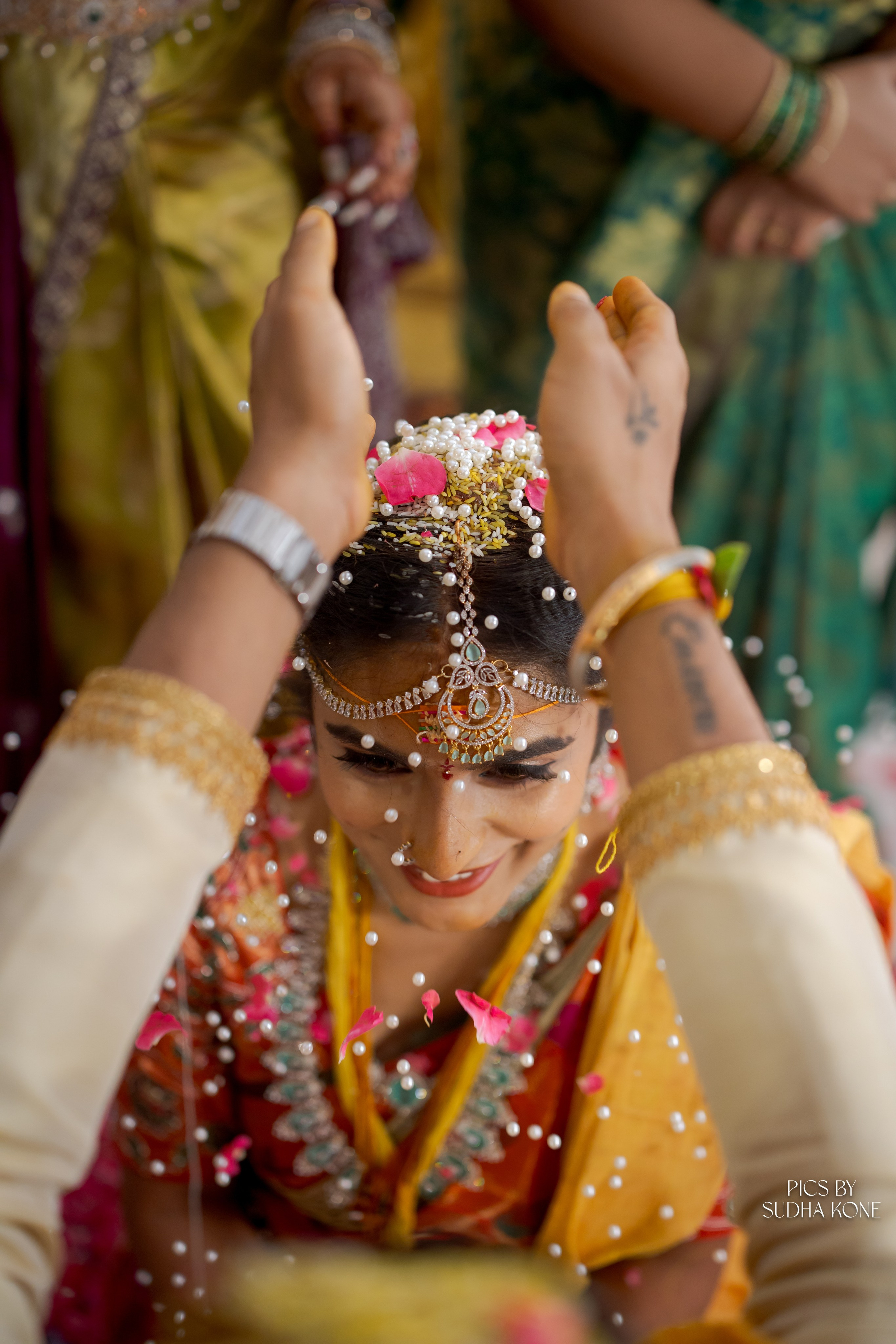 LASYA — NANDU WEDDING PICS. PIC BY SUDHAKONE