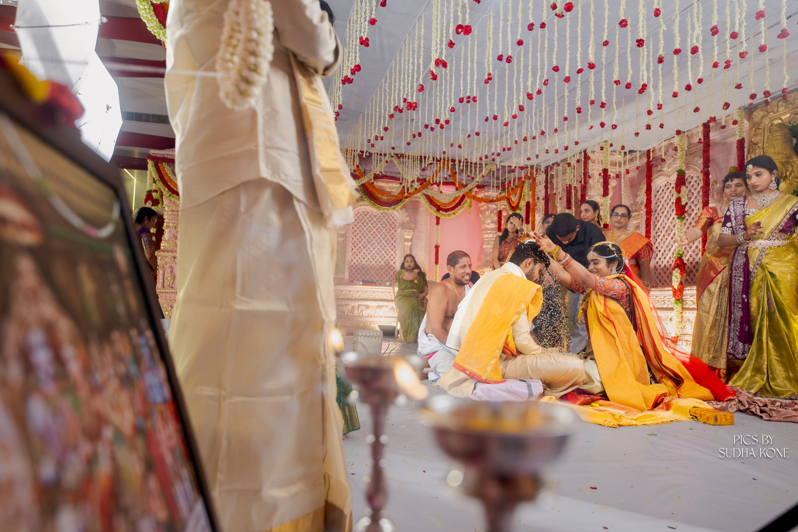 LASYA — NANDU WEDDING PICS. PIC BY SUDHAKONE