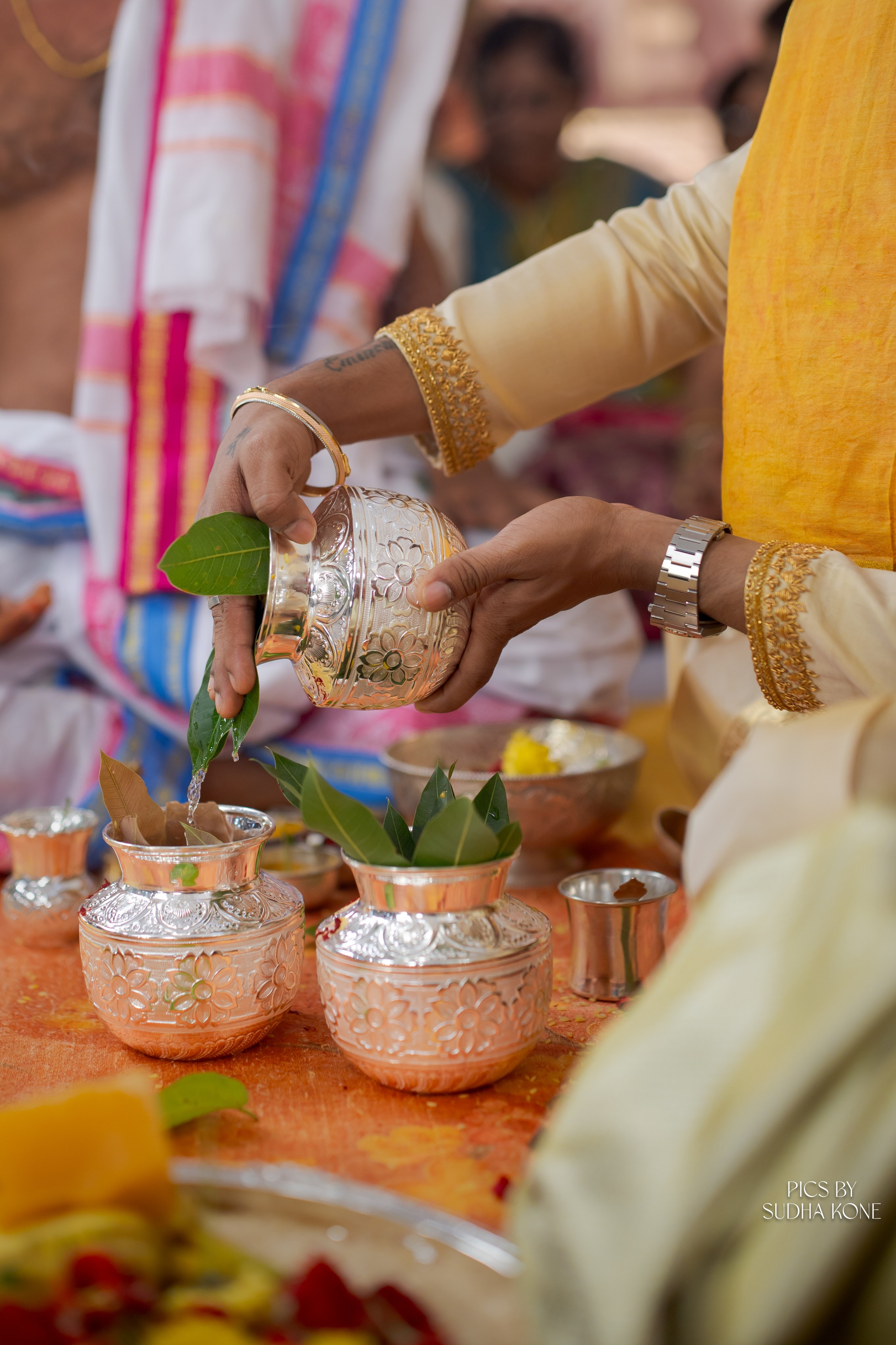 LASYA — NANDU WEDDING PICS. PIC BY SUDHAKONE