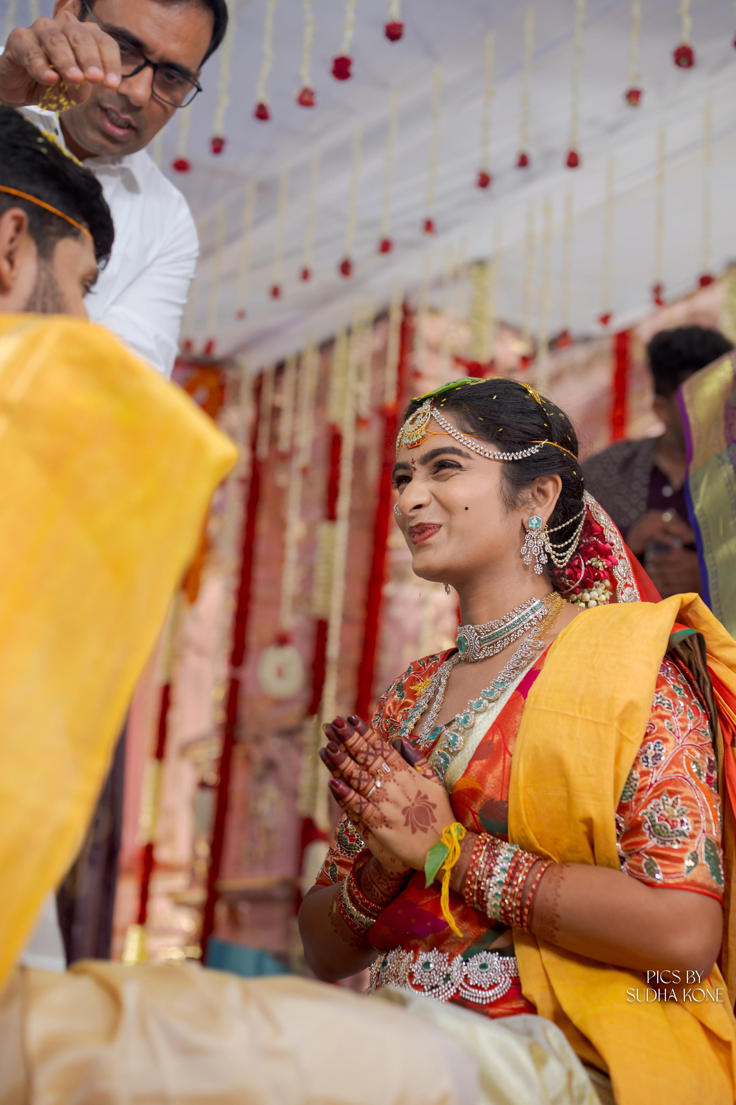 LASYA — NANDU WEDDING PICS. PIC BY SUDHAKONE