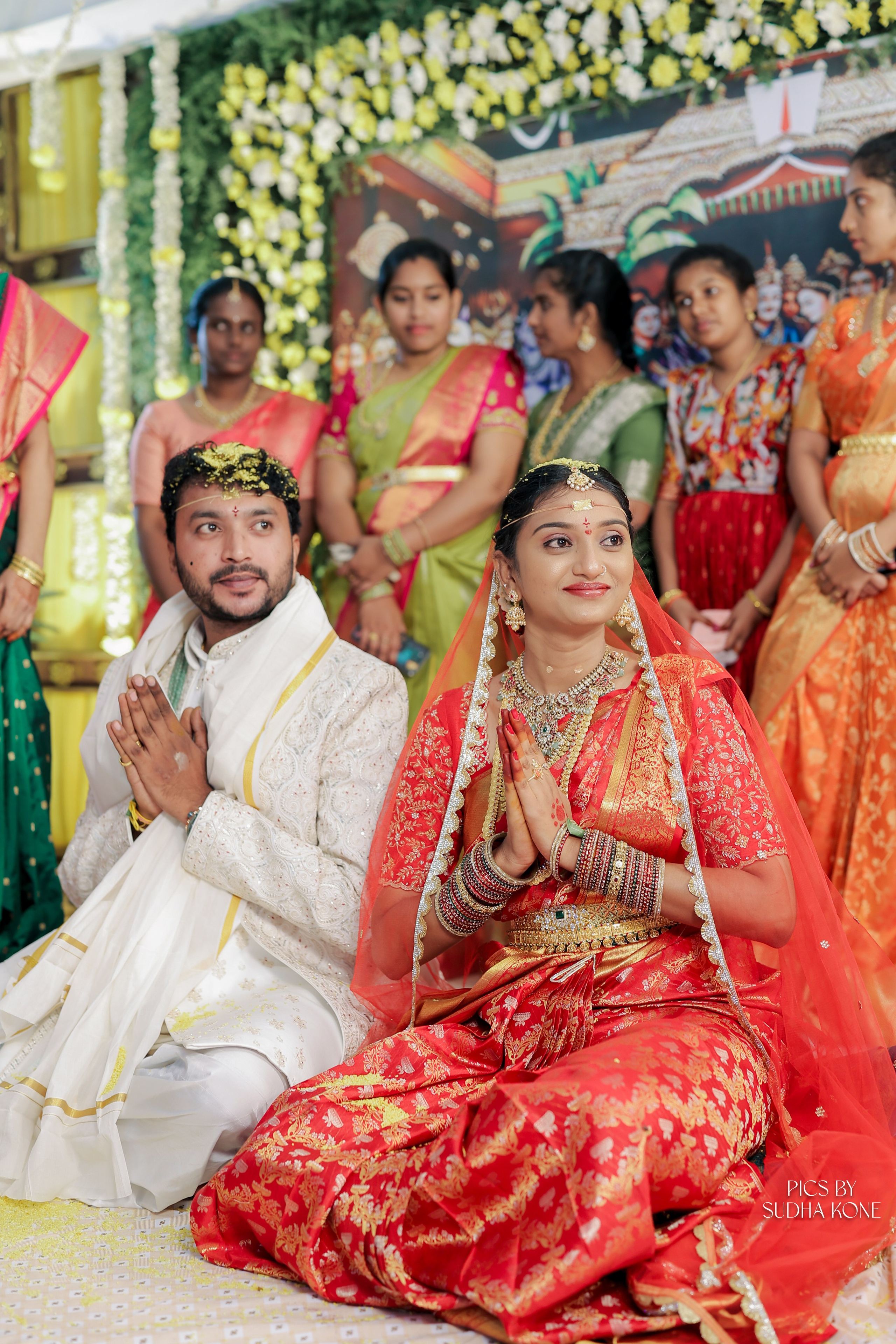 PRAVALIKA-VINEETH. PIC BY SUDHAKONE