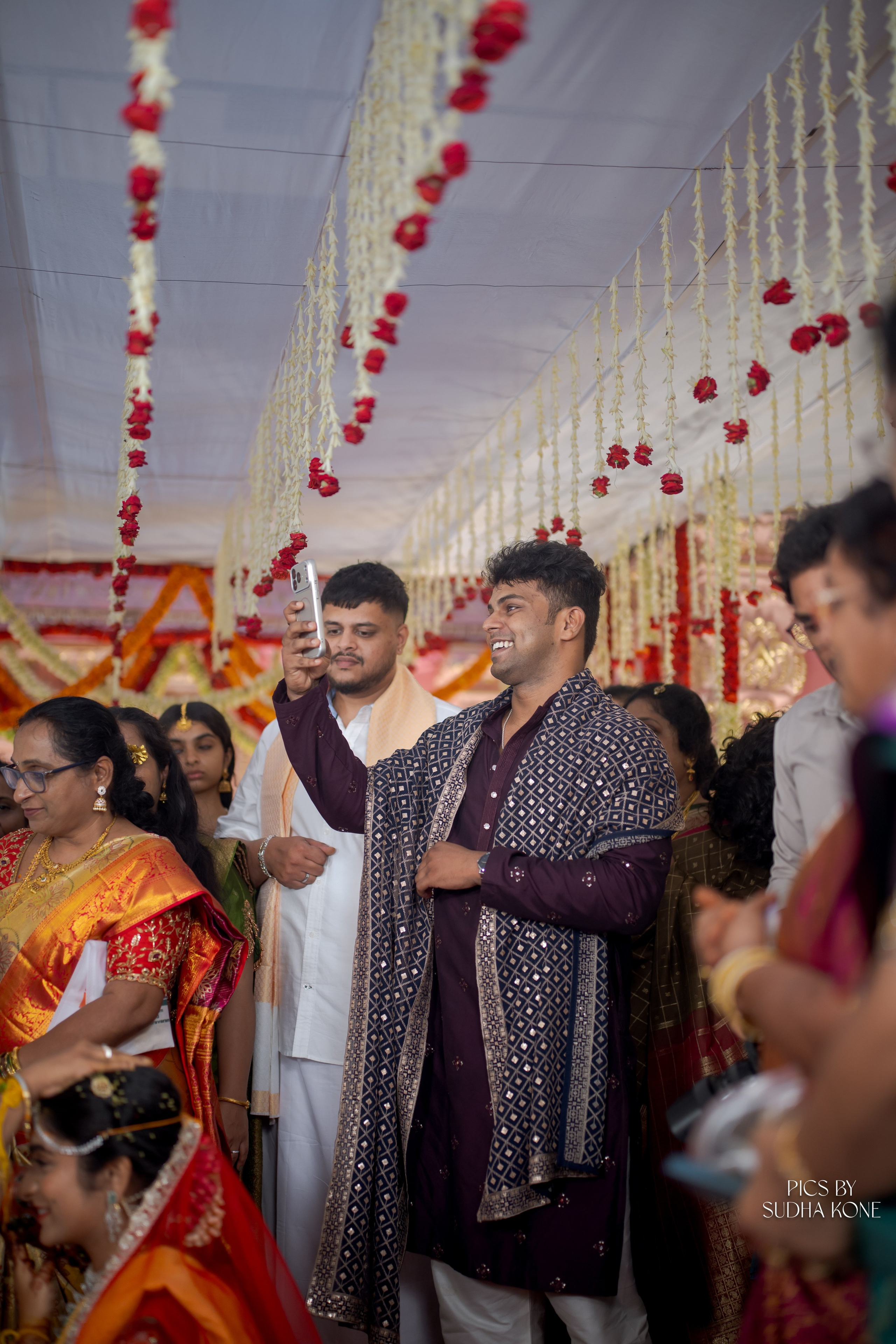 LASYA — NANDU WEDDING PICS. PIC BY SUDHAKONE