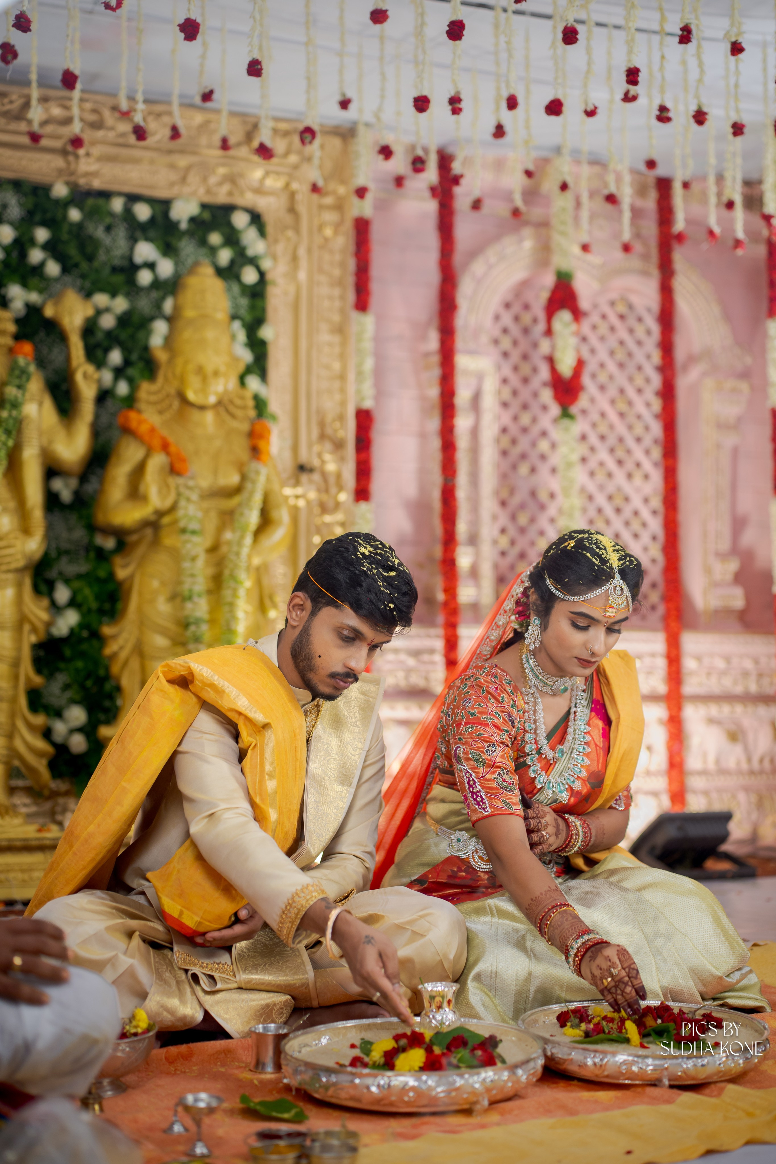 LASYA — NANDU WEDDING PICS. PIC BY SUDHAKONE