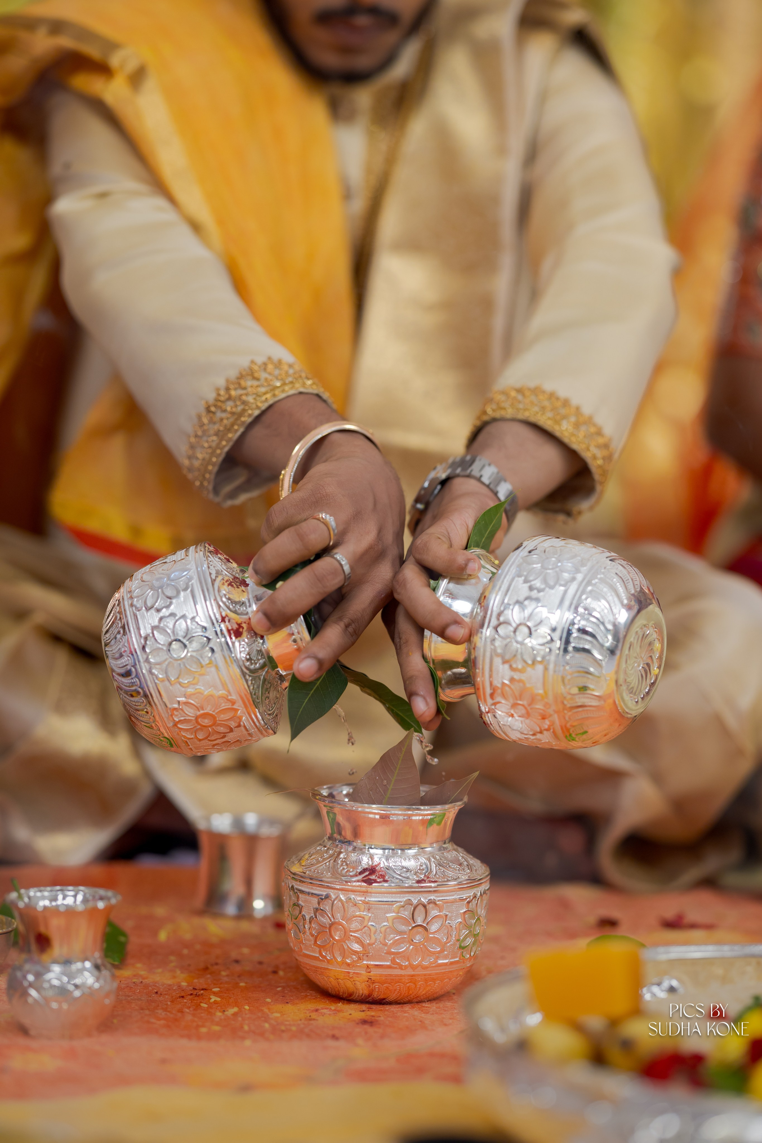 LASYA — NANDU WEDDING PICS. PIC BY SUDHAKONE