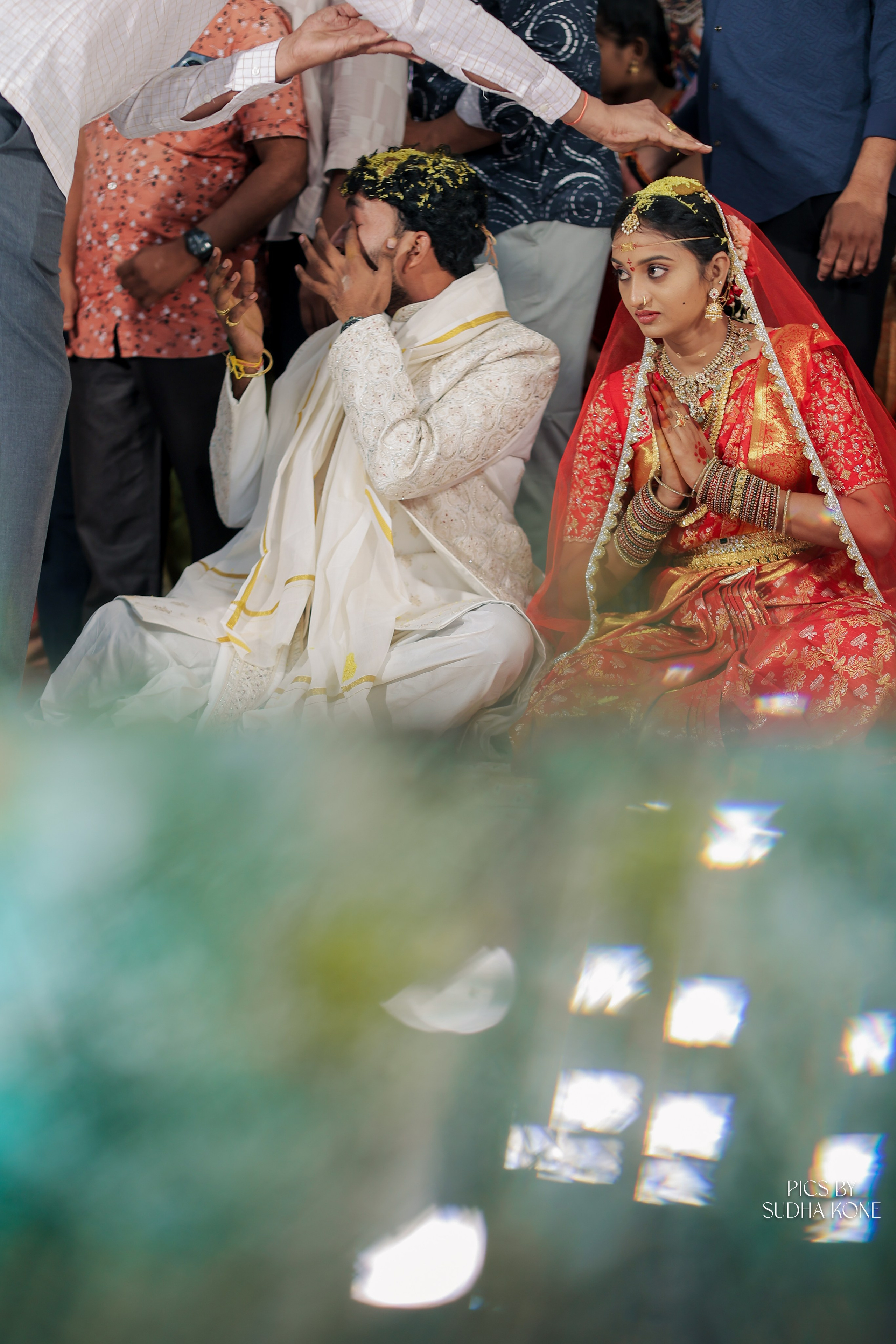 PRAVALIKA-VINEETH. PIC BY SUDHAKONE