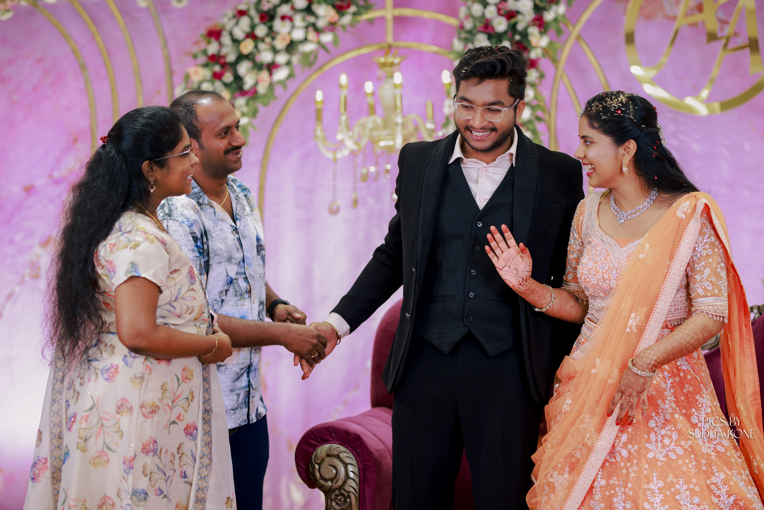 ARAVIND & ANANYA RECEPTION. PIC BY SUDHAKONE