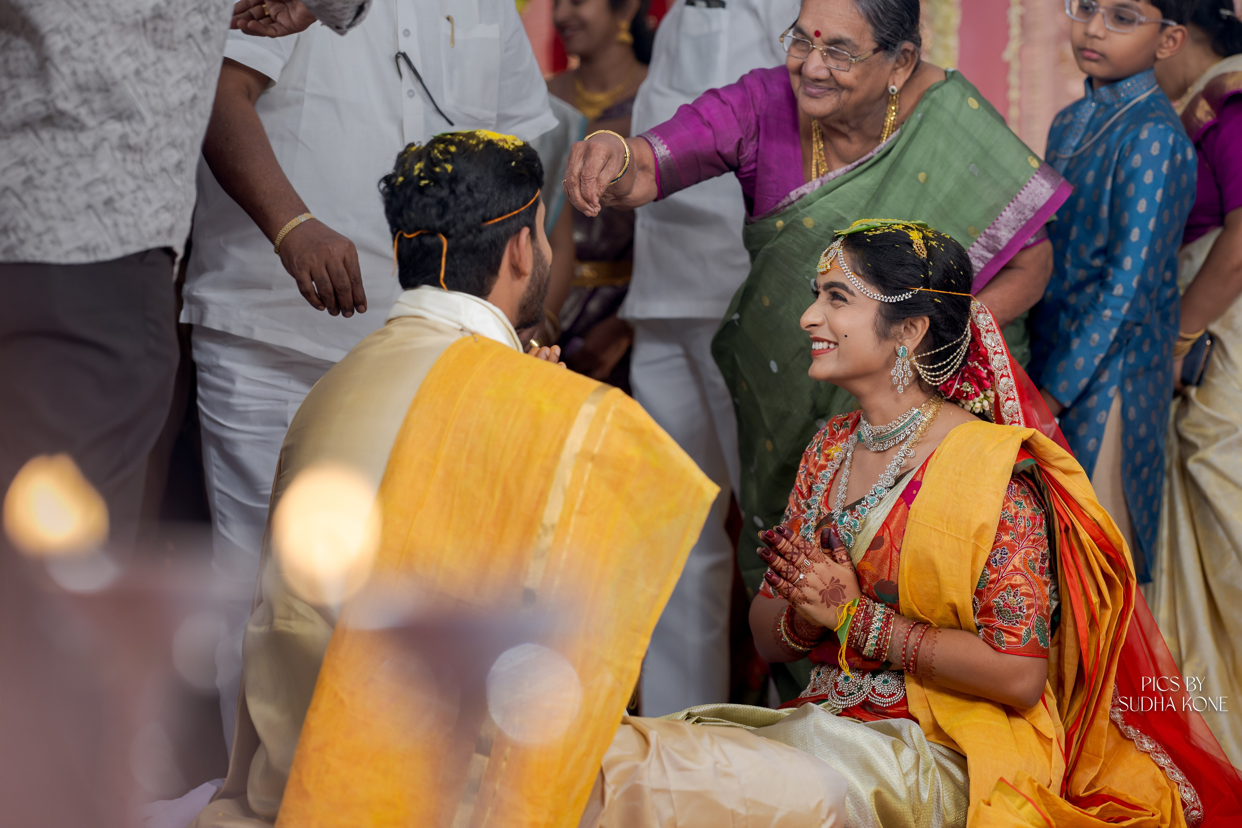 LASYA — NANDU WEDDING PICS. PIC BY SUDHAKONE