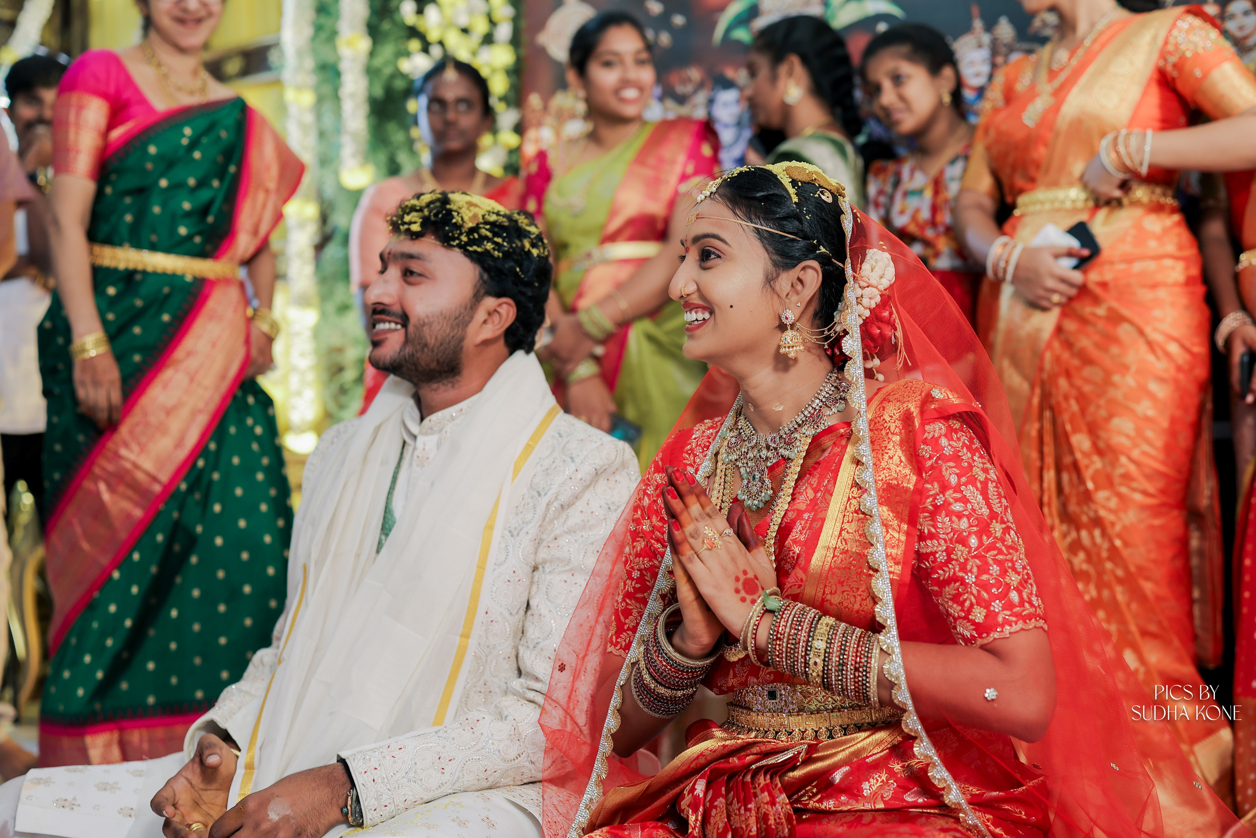 PRAVALIKA-VINEETH. PIC BY SUDHAKONE