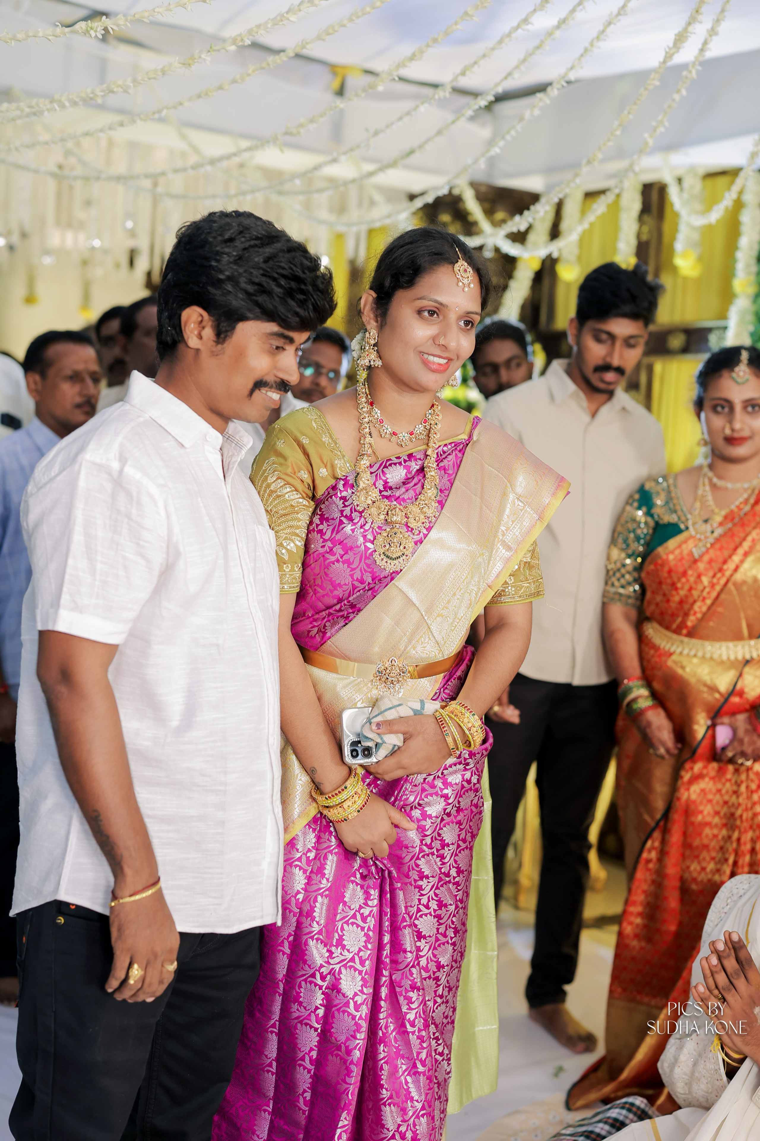 PRAVALIKA-VINEETH. PIC BY SUDHAKONE