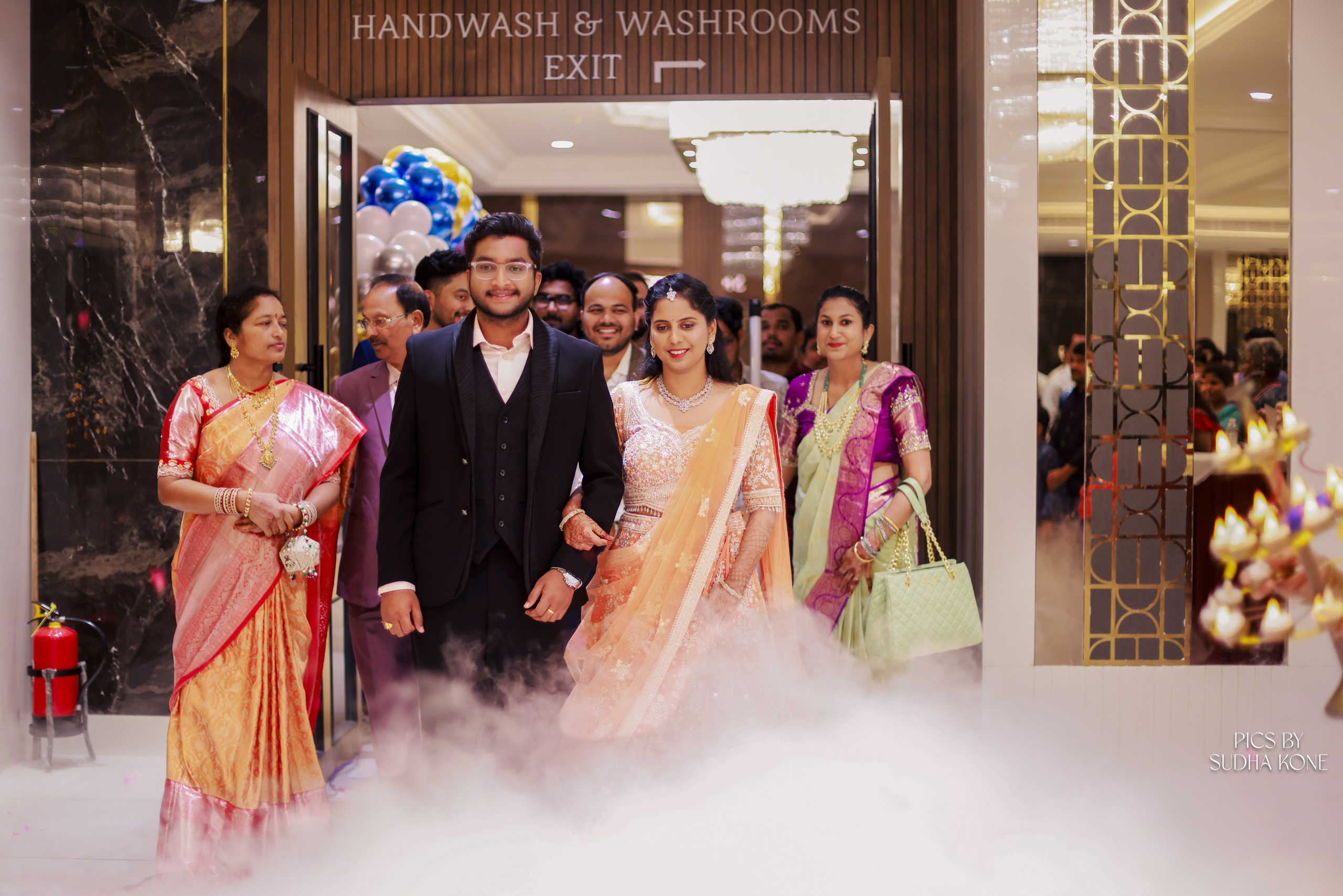 ARAVIND & ANANYA RECEPTION. PIC BY SUDHAKONE