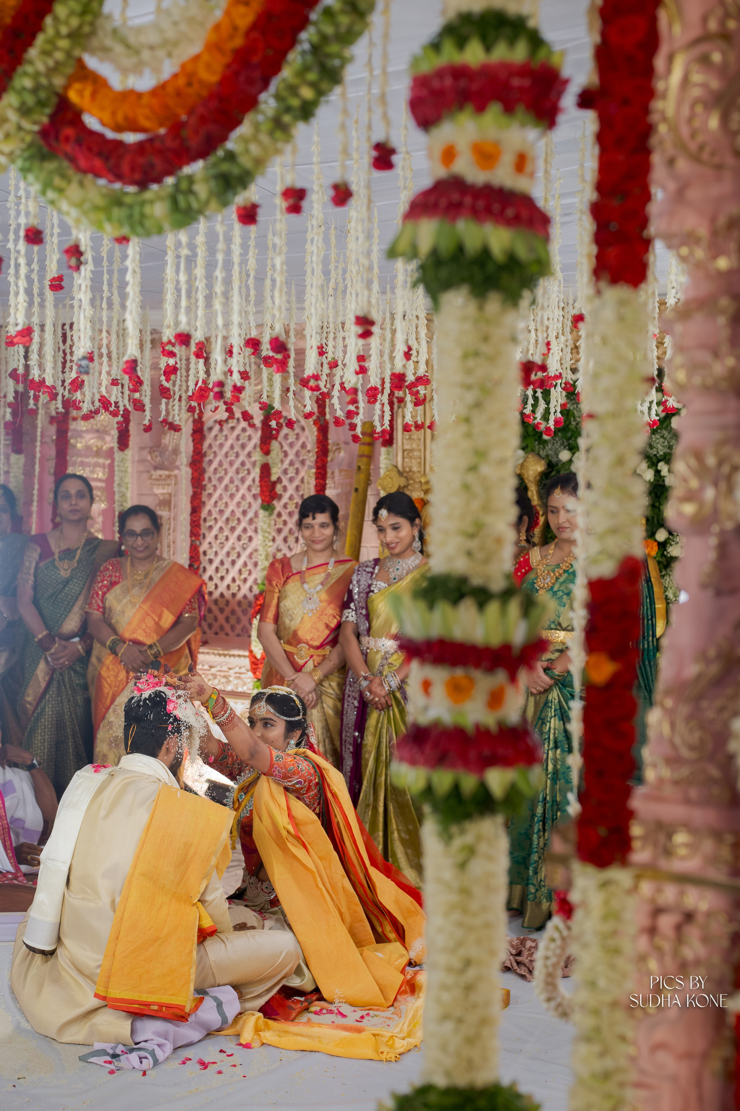 LASYA — NANDU WEDDING PICS. PIC BY SUDHAKONE