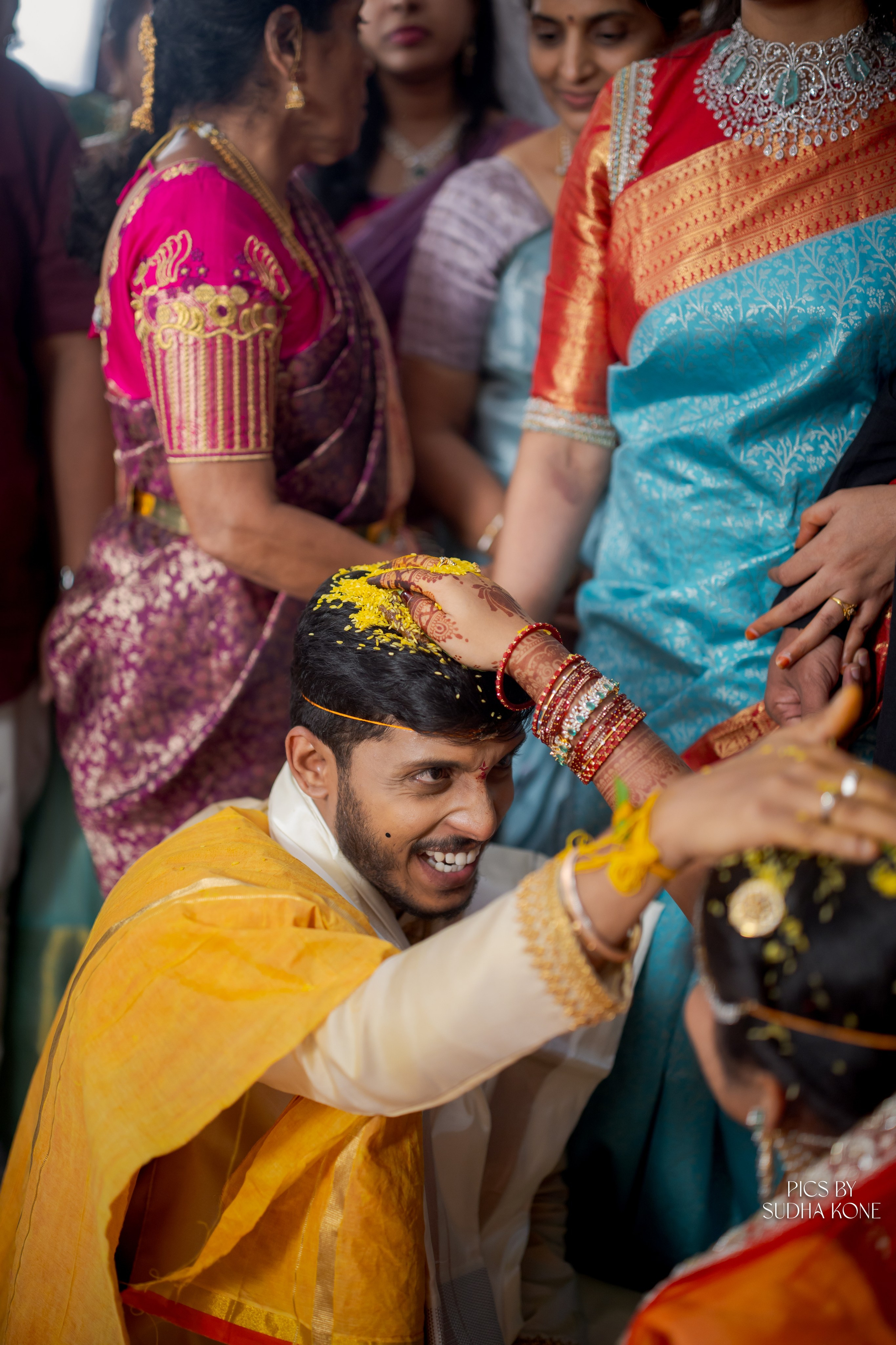 LASYA — NANDU WEDDING PICS. PIC BY SUDHAKONE