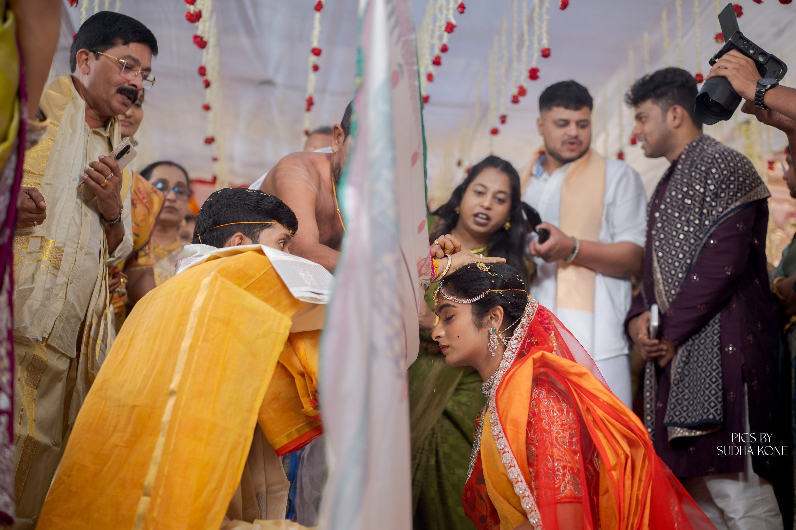 LASYA — NANDU WEDDING PICS. PIC BY SUDHAKONE