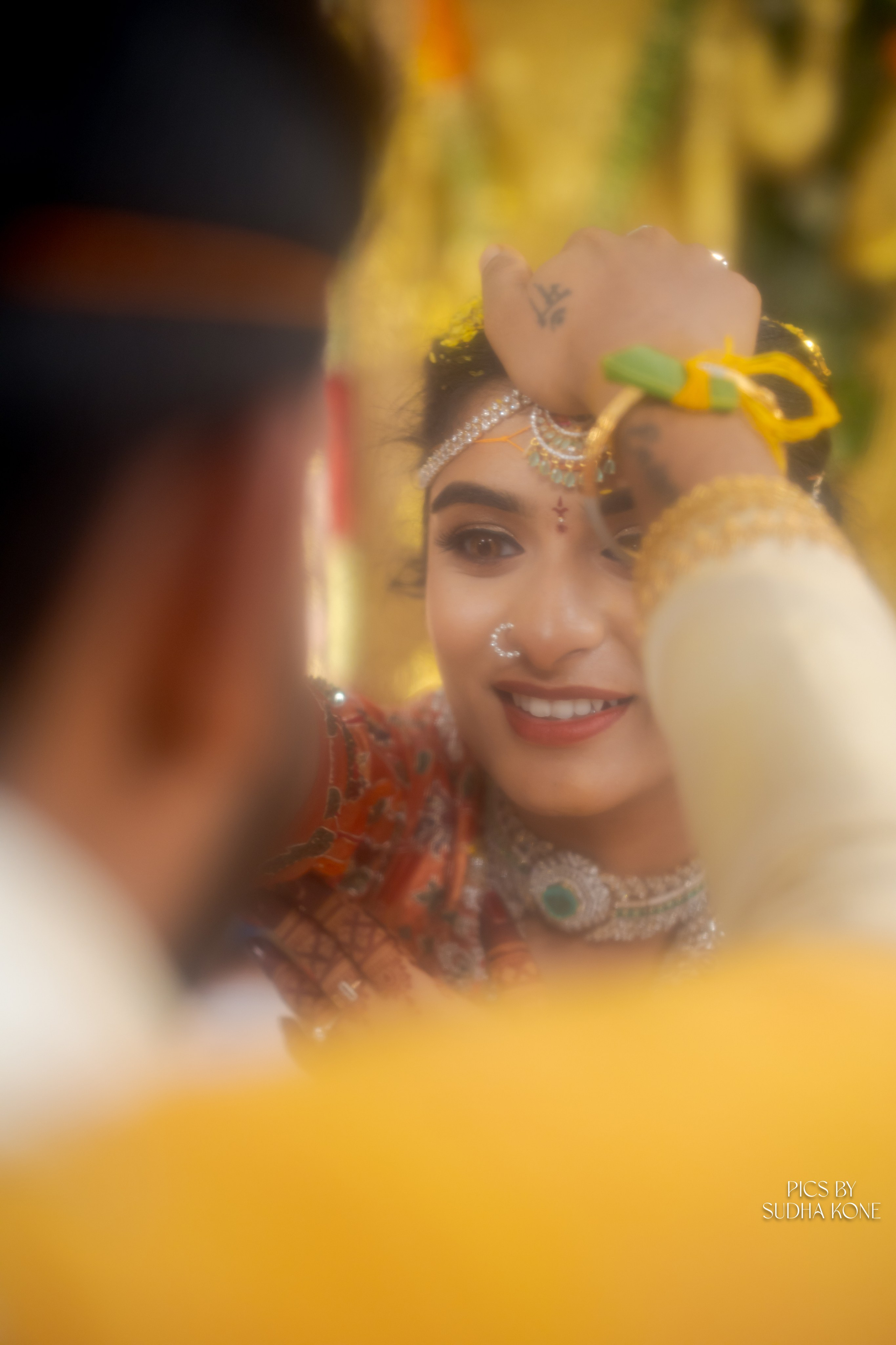 LASYA — NANDU WEDDING PICS. PIC BY SUDHAKONE