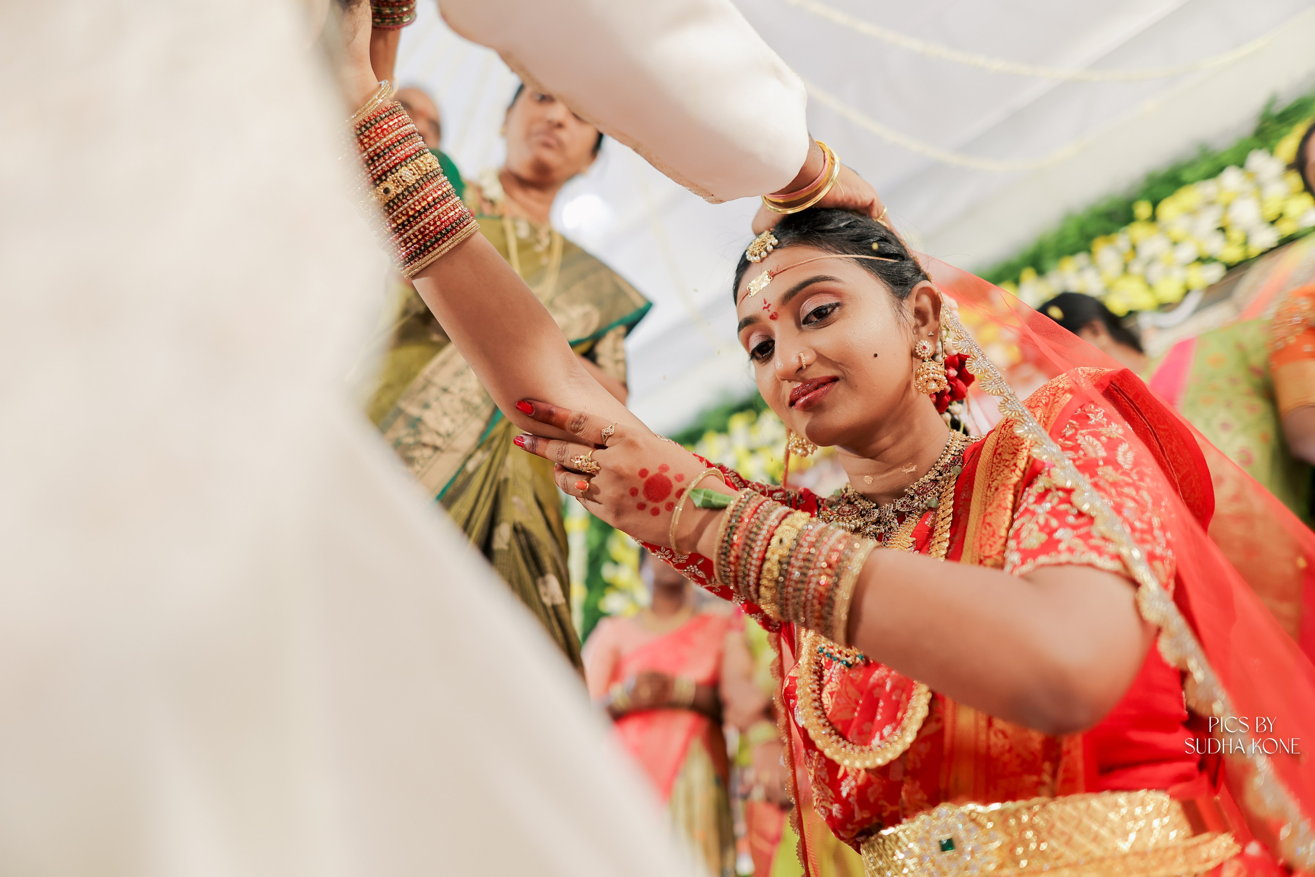 PRAVALIKA-VINEETH. PIC BY SUDHAKONE
