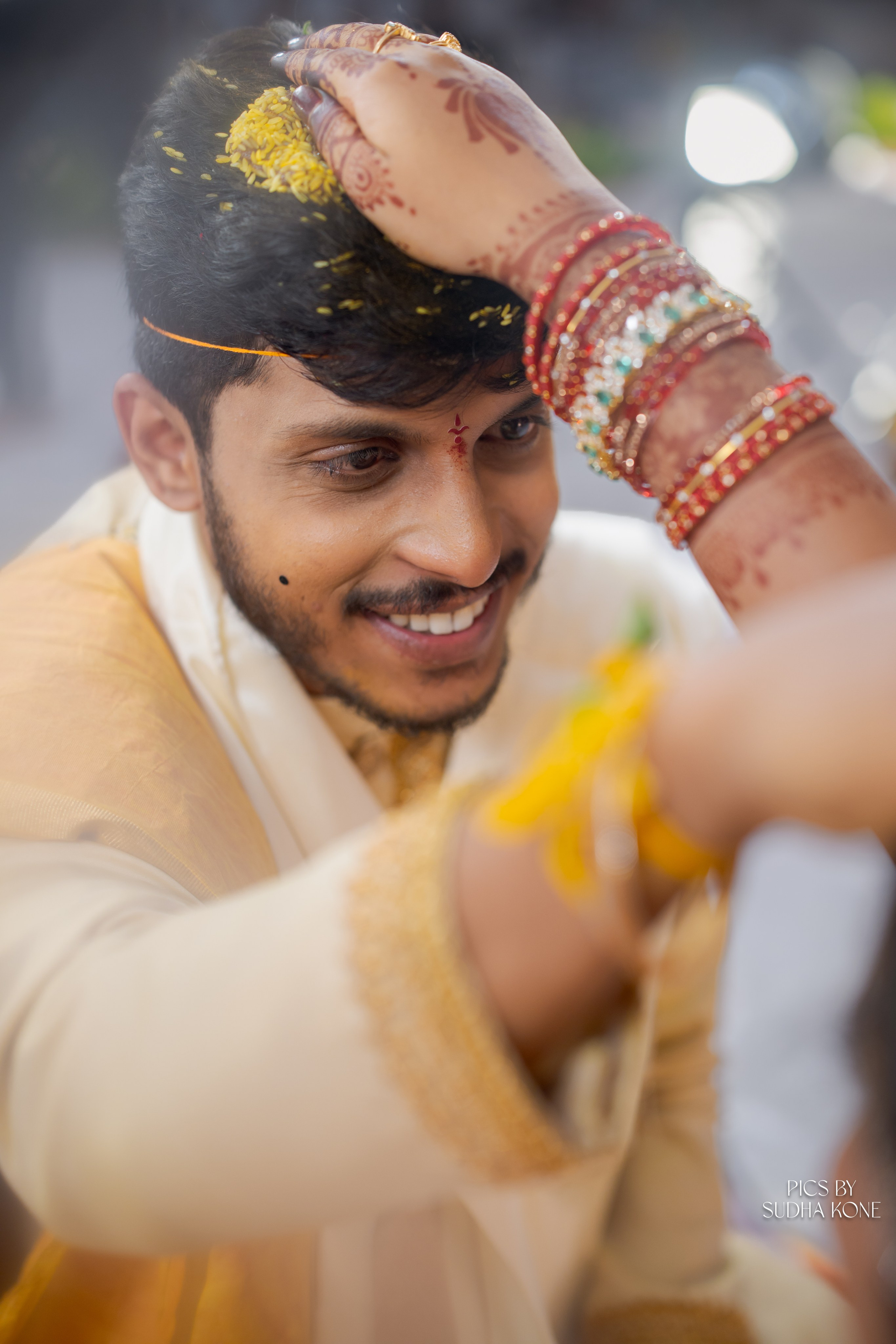 LASYA — NANDU WEDDING PICS. PIC BY SUDHAKONE