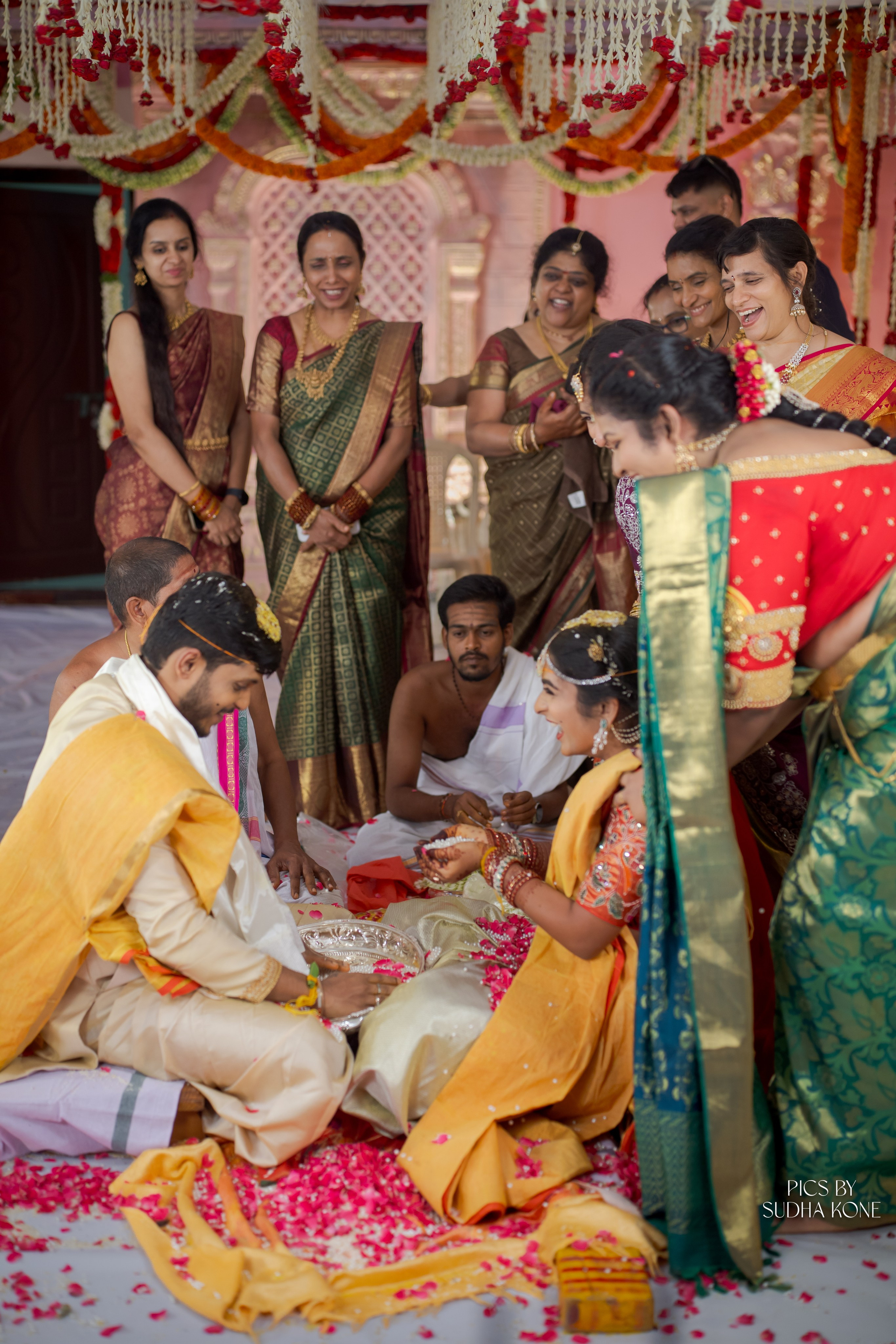 LASYA — NANDU WEDDING PICS. PIC BY SUDHAKONE