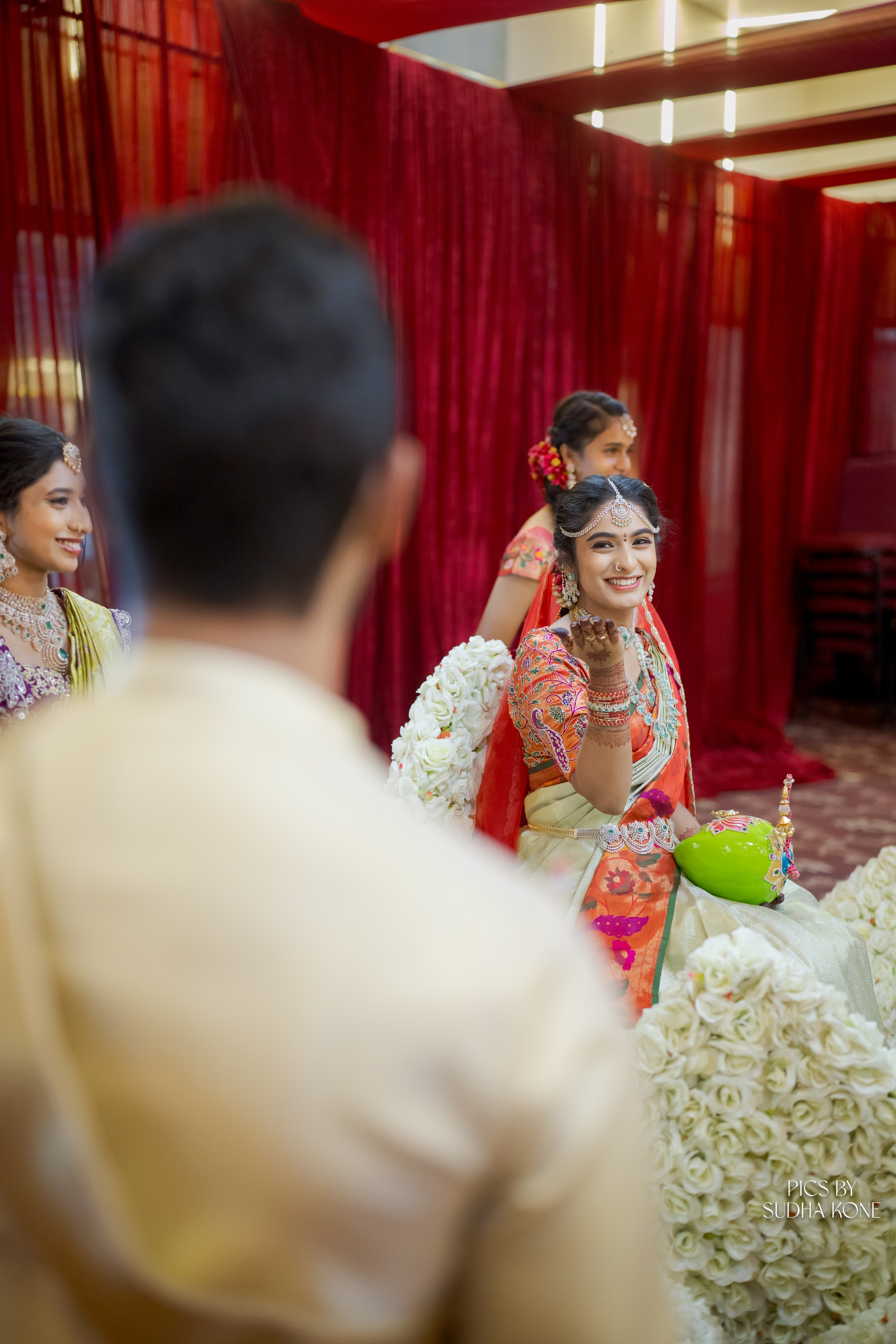 LASYA — NANDU WEDDING PICS. PIC BY SUDHAKONE