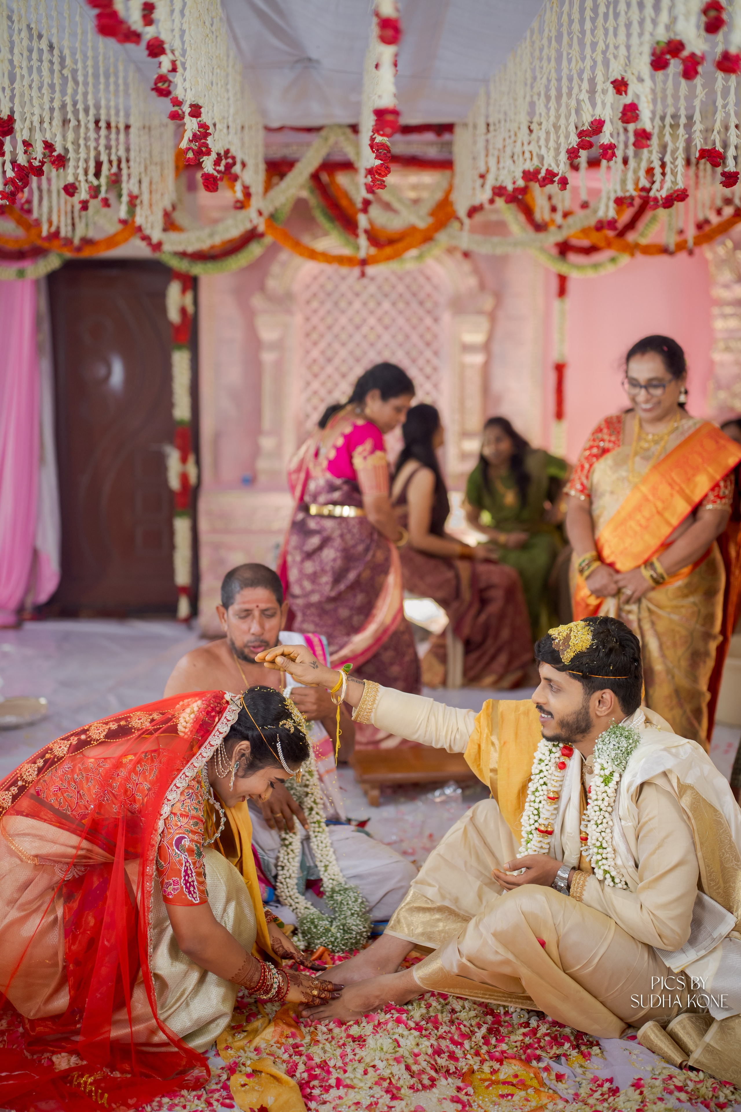 LASYA — NANDU WEDDING PICS. PIC BY SUDHAKONE